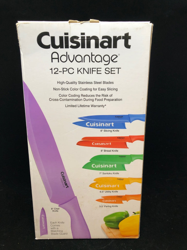 NEW 12PC KNIFE SET IN BOX.