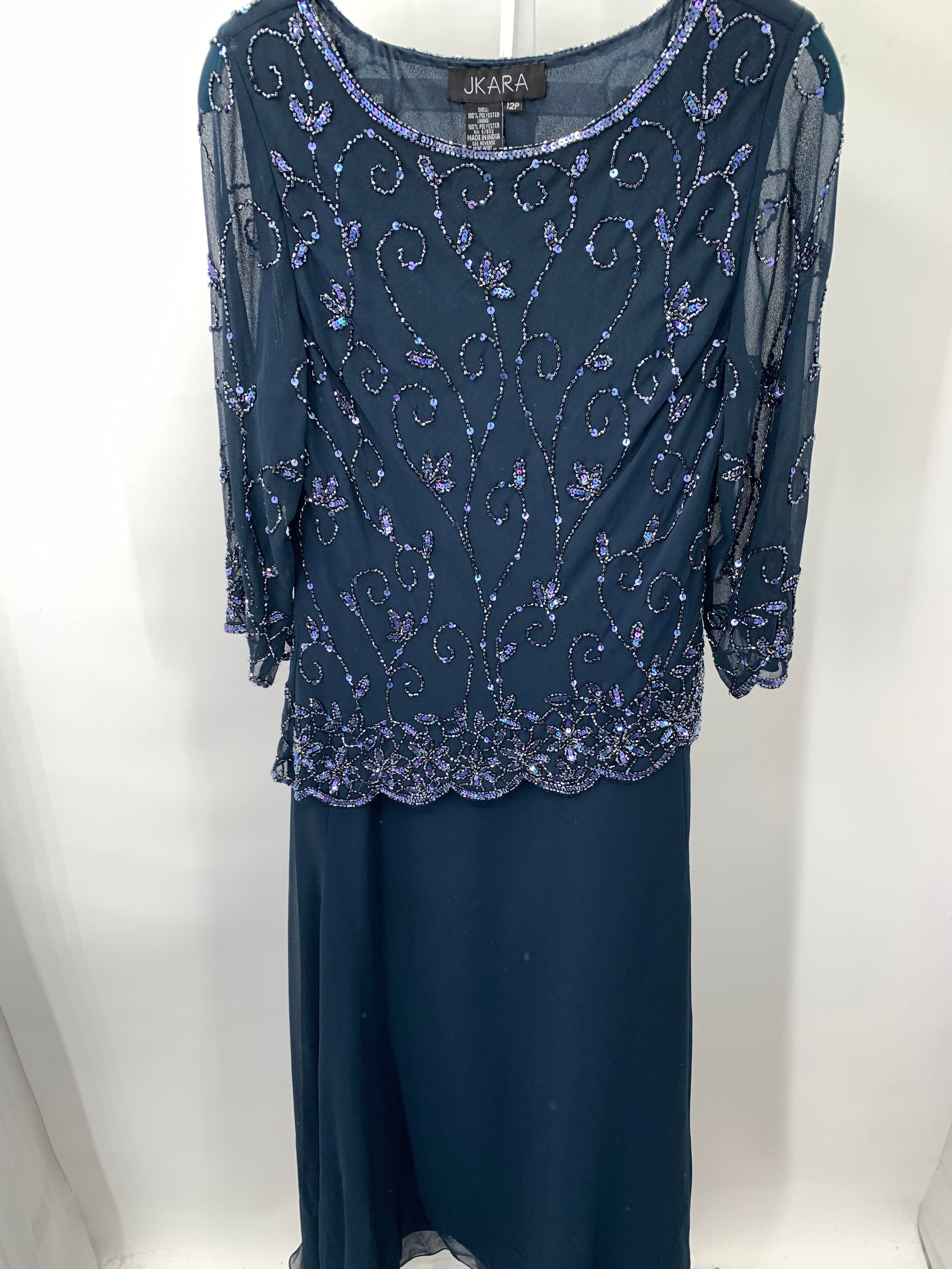Size 12 Petite Petite Long Sleeve Dress