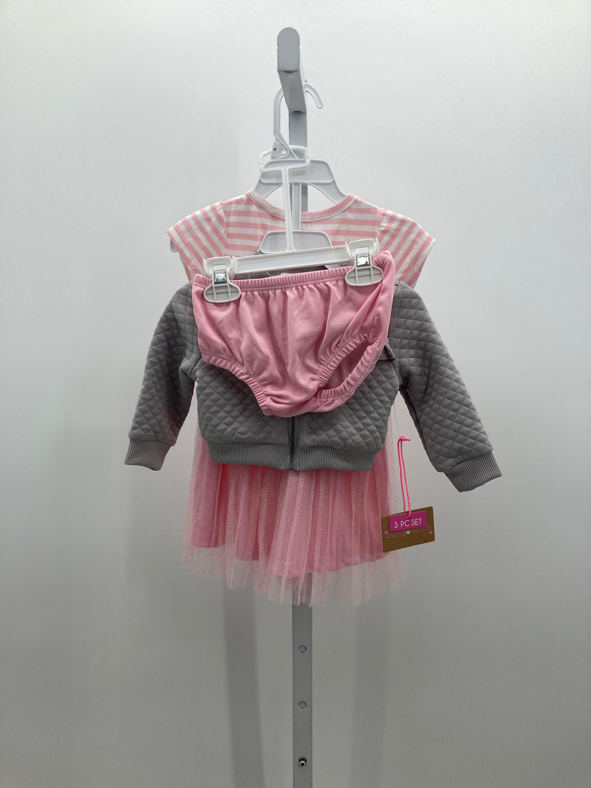 Young Hearts Size 12 Months Girls 3 Pieces