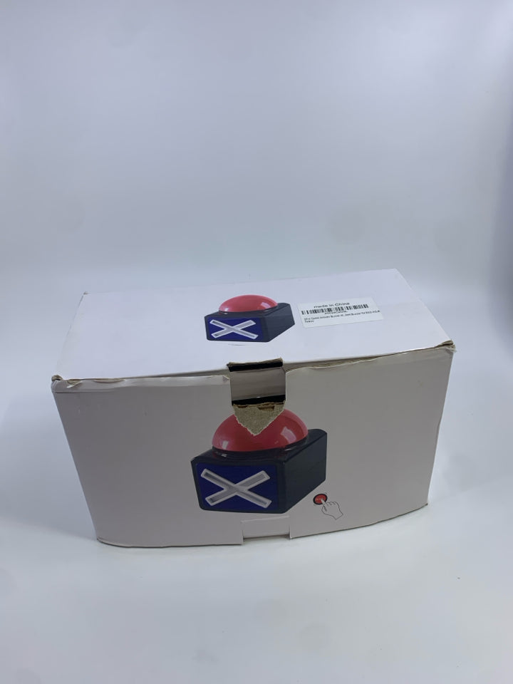 2PC GAME BUZZERS W/RED BUTTON & "X" IN BOX.