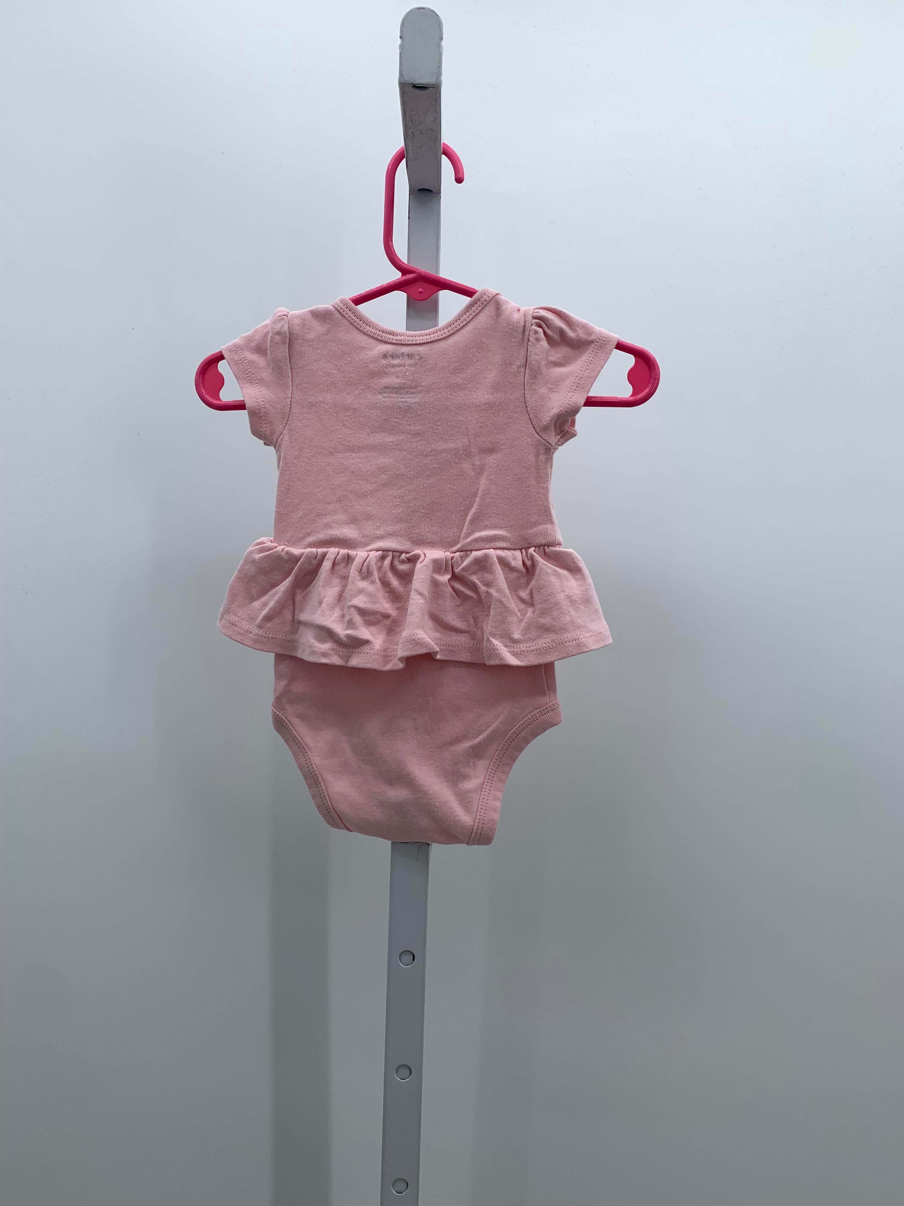 Carters Size 3 Months Girls Short Sleeve Shirt