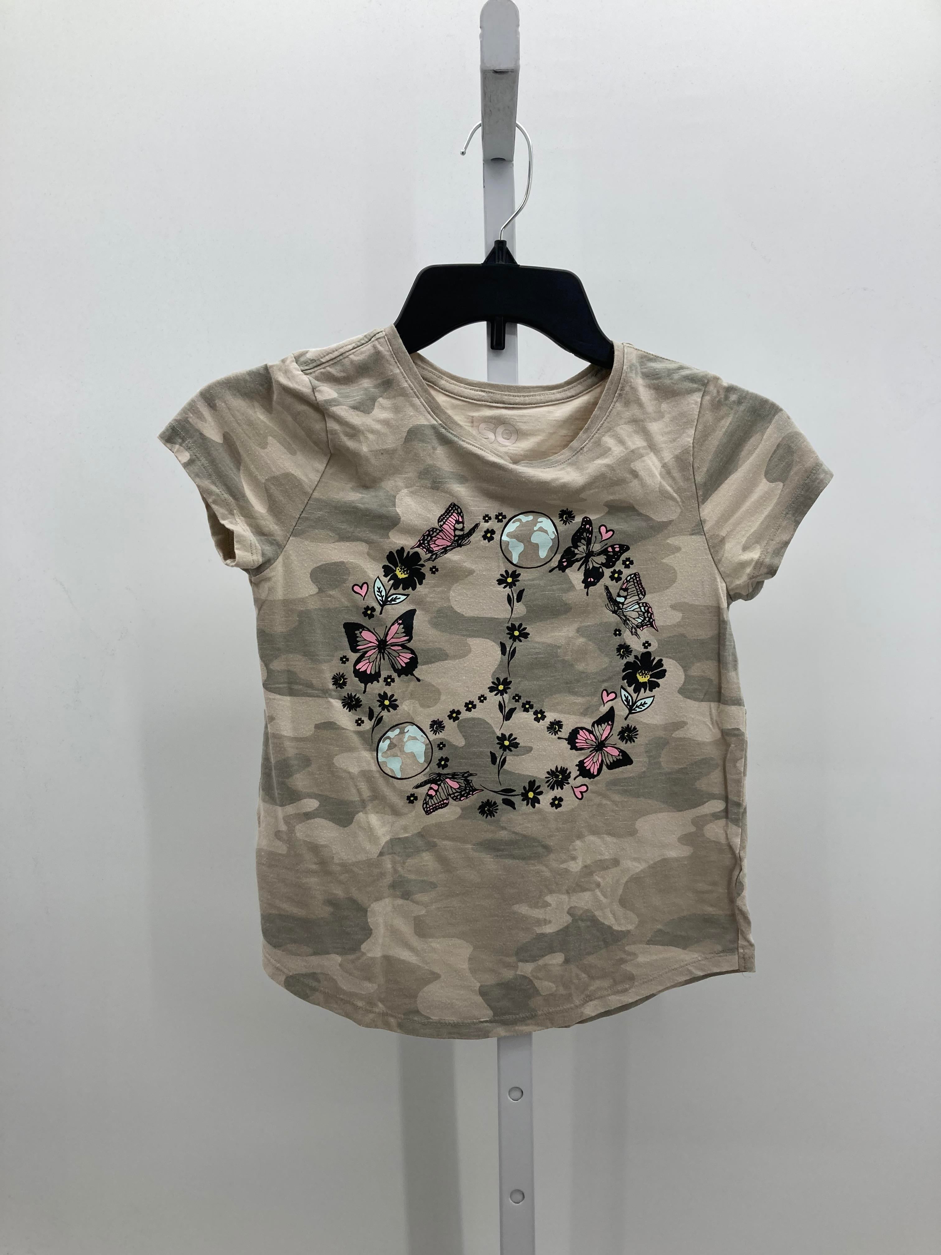 SO Size 8 Girls Short Sleeve Shirt