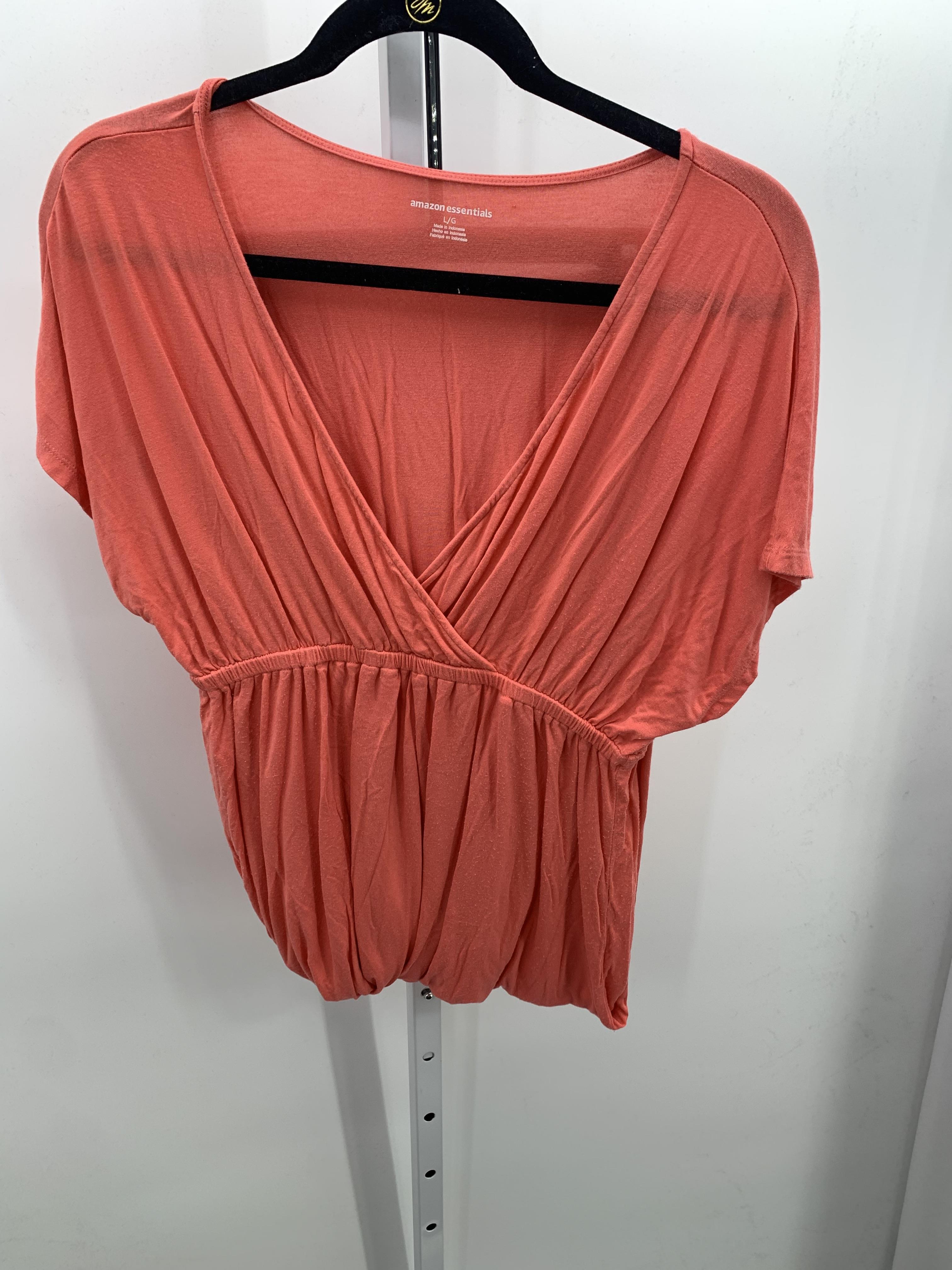 Amazon Essentials Size Large Misses Short Sleeve Dress