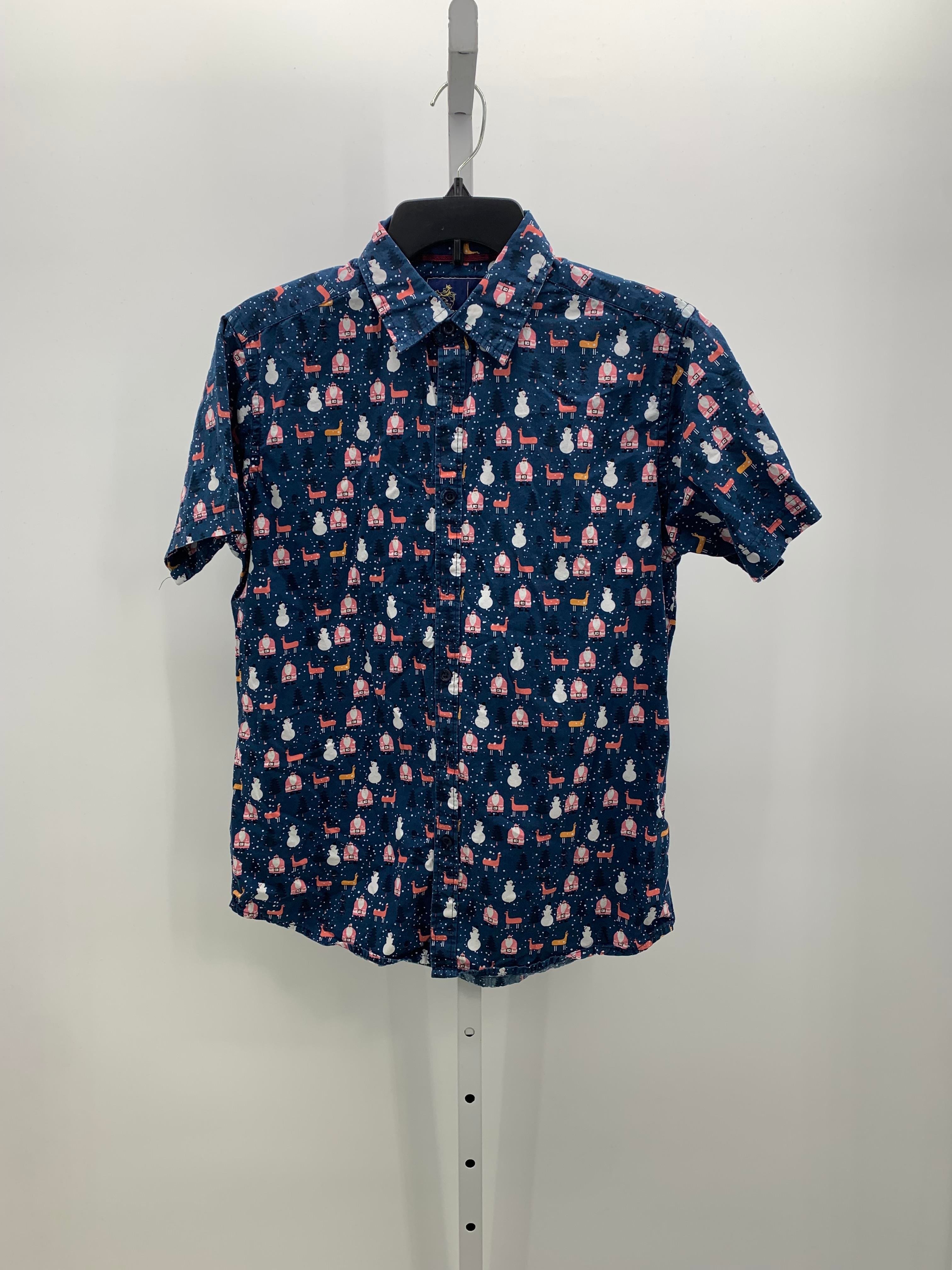 SHORT SLV SHIRT SANTA REINDEER.