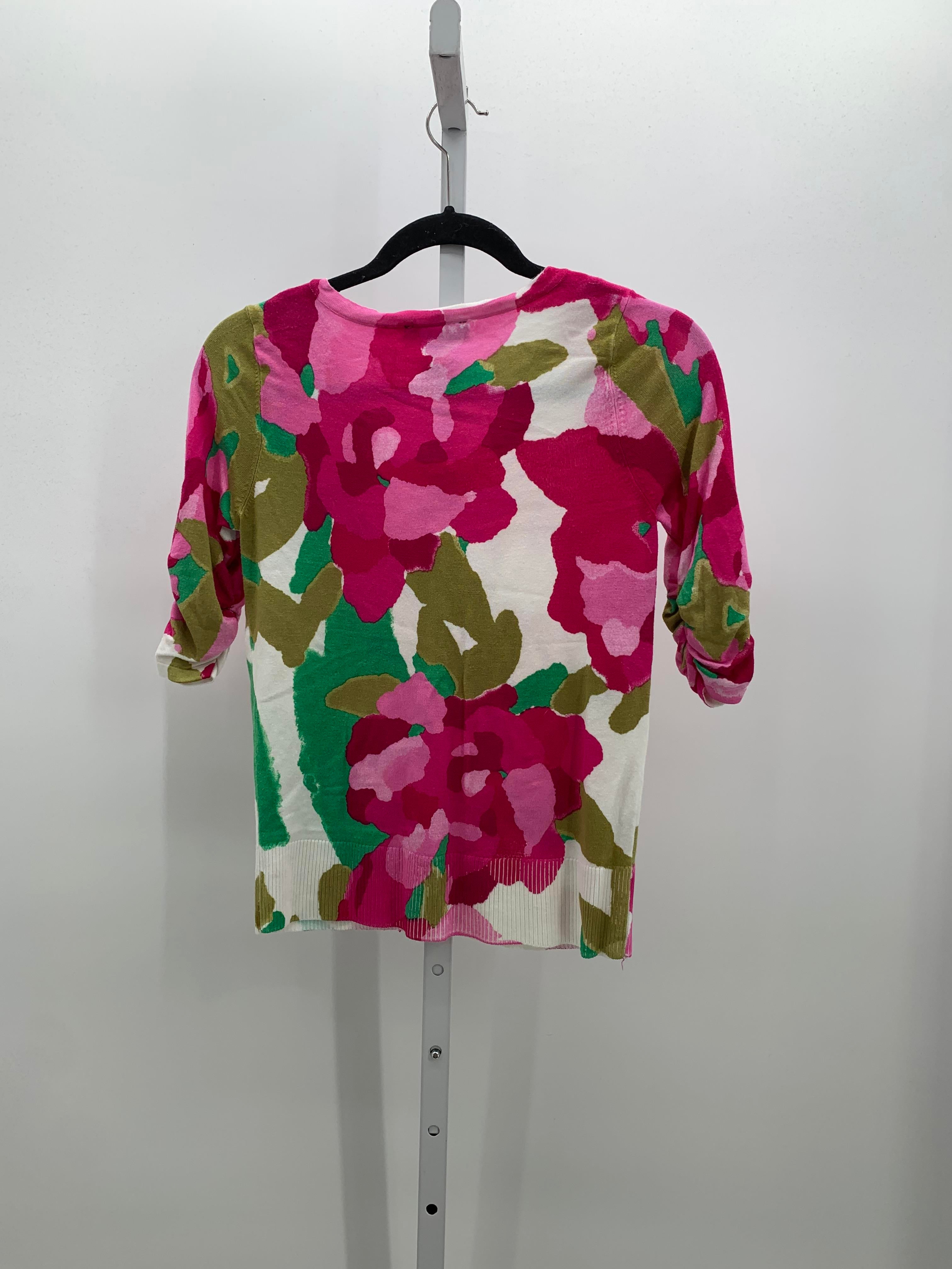 INC Size Small Misses Short Slv Sweater