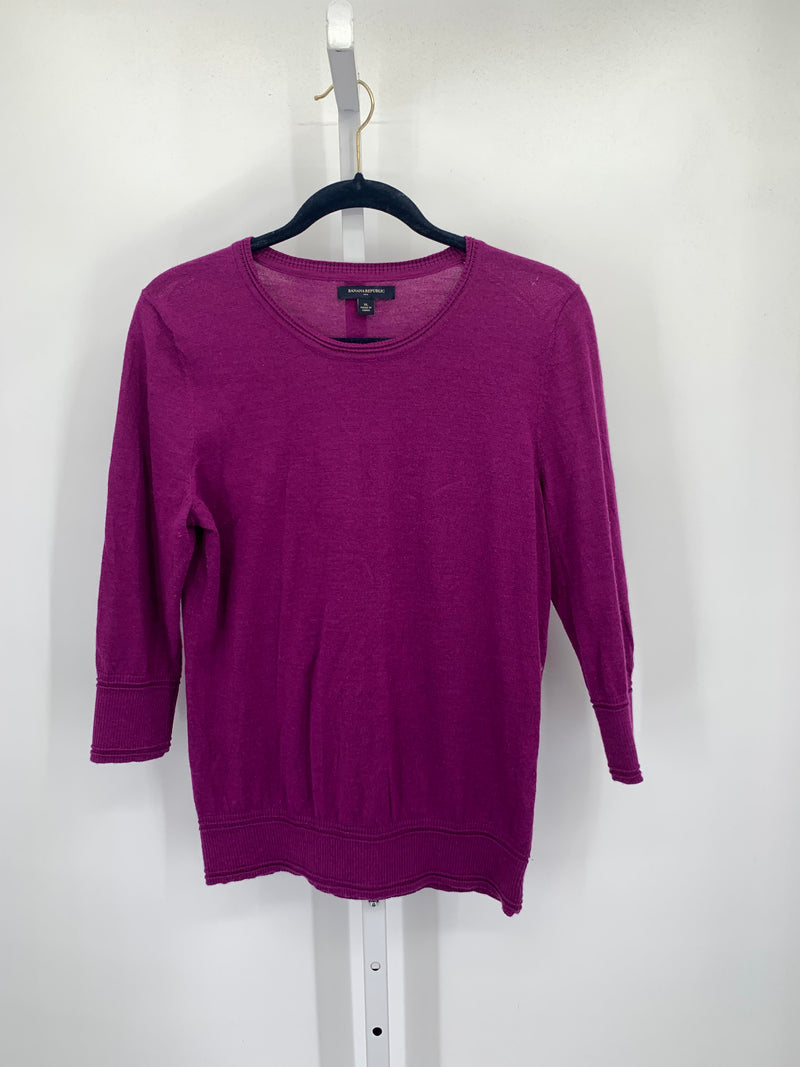 Banana Republic Size Extra Large Misses 3/4 Sleeve Sweater