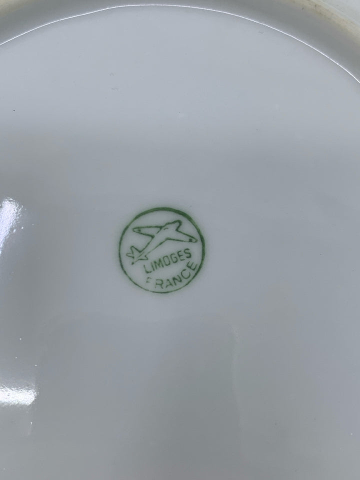 VTG GOLD RIM SMALL PLATE- LIMOGES.