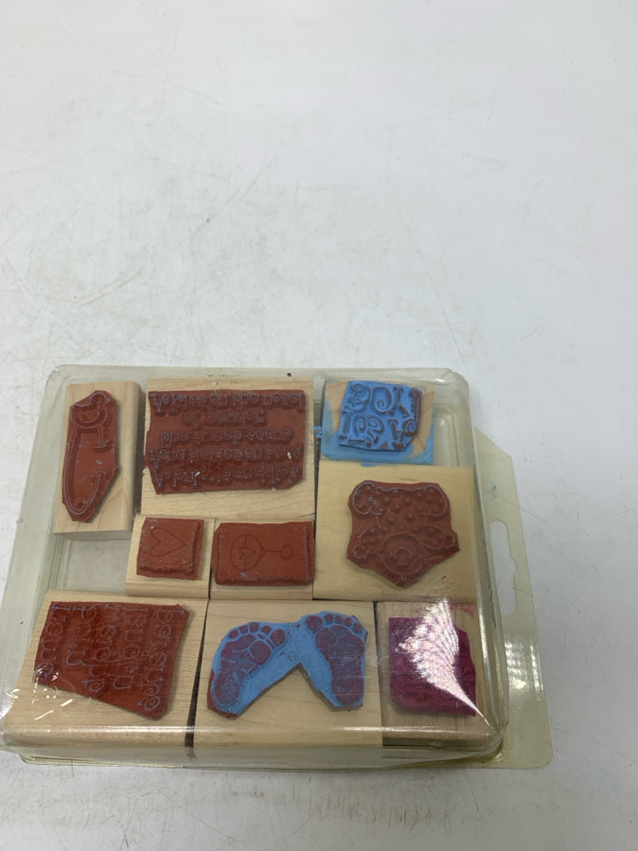 STAMPS IN CASE.