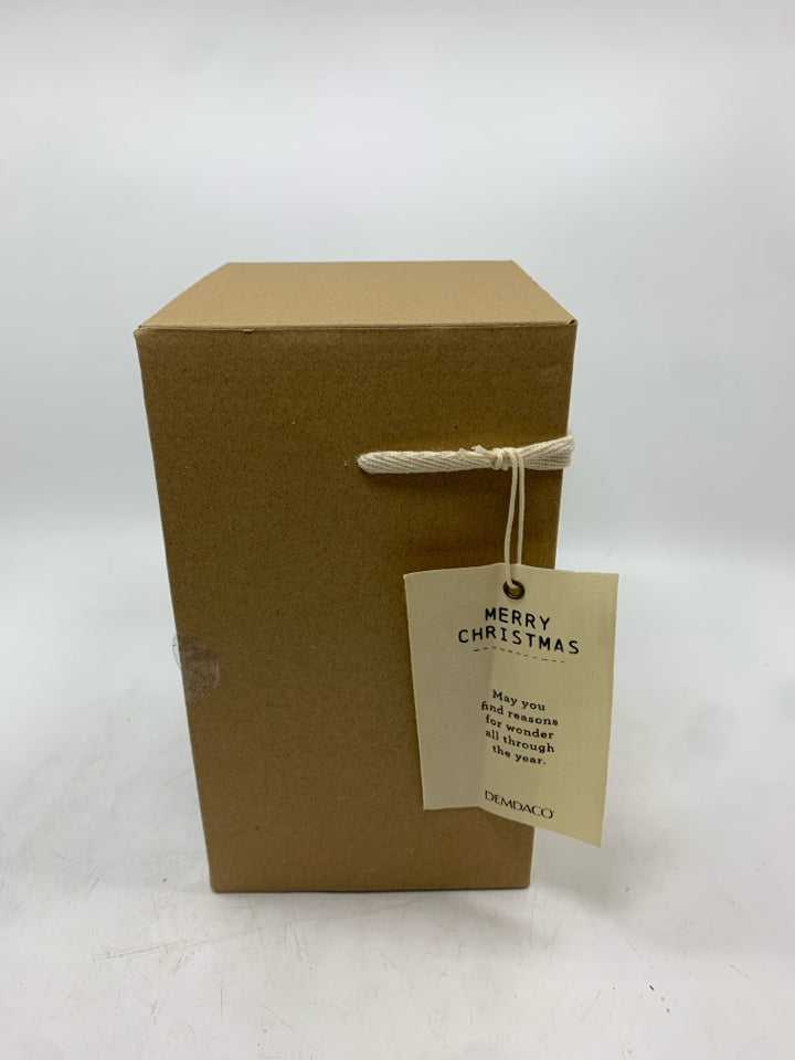 NIB RED BELL "MERRY CHRISTMAS" ORNAMENT.