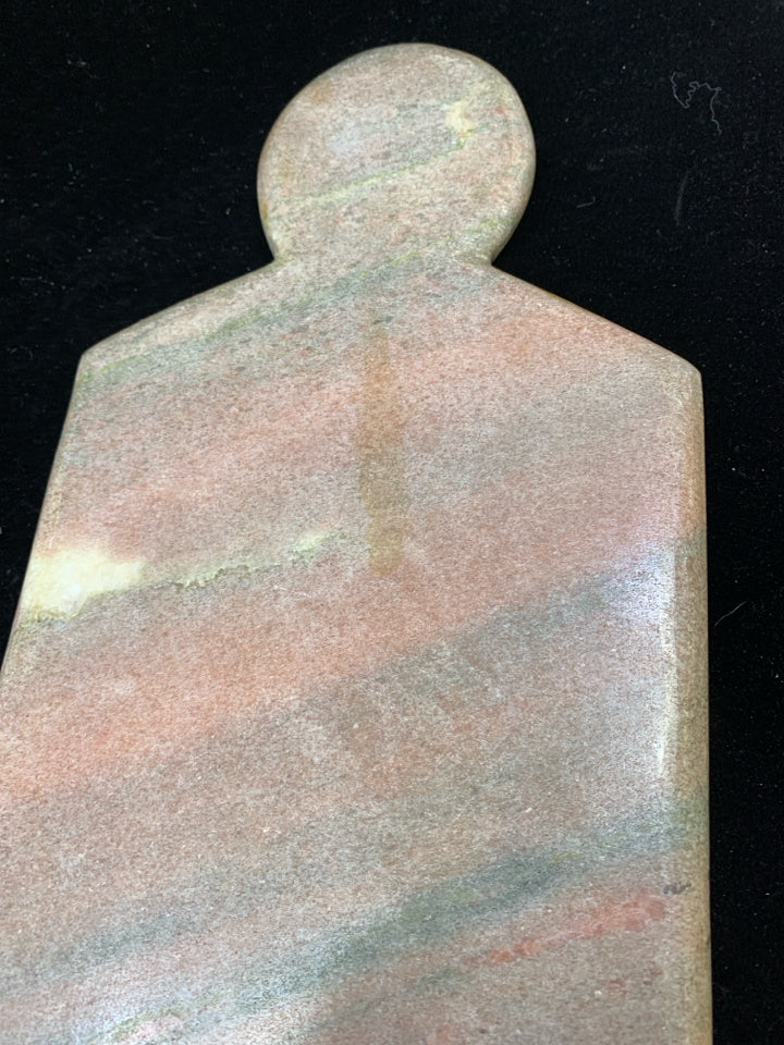 PINK MARBLE SLATE CHEESE BOARD.