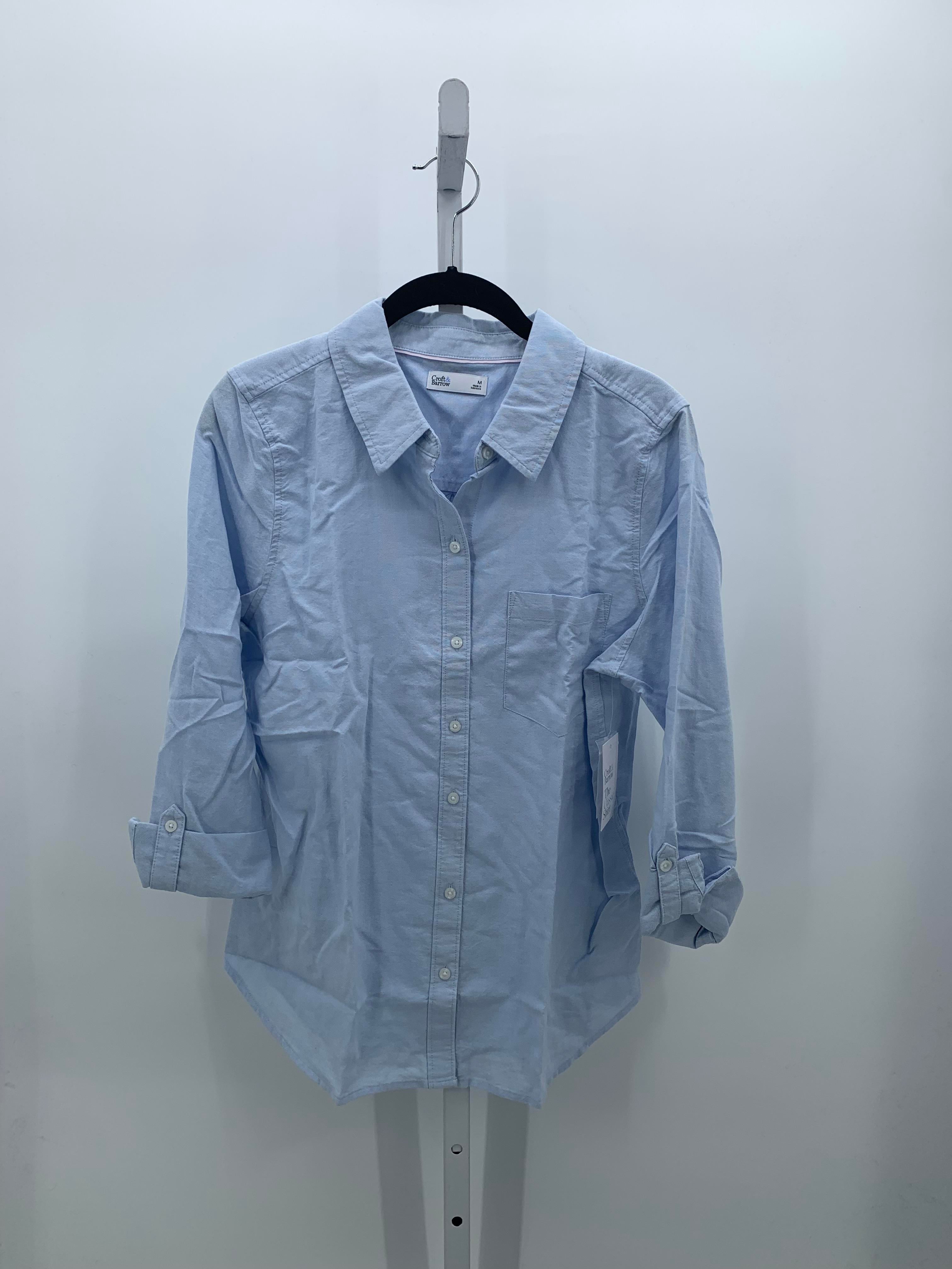 Croft & Barrow Size Medium Misses Long Sleeve Shirt