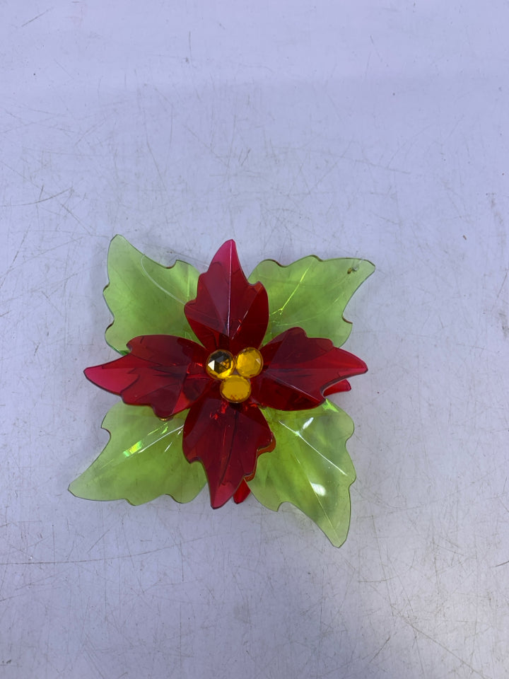 ACRYLIC POINSETTIA