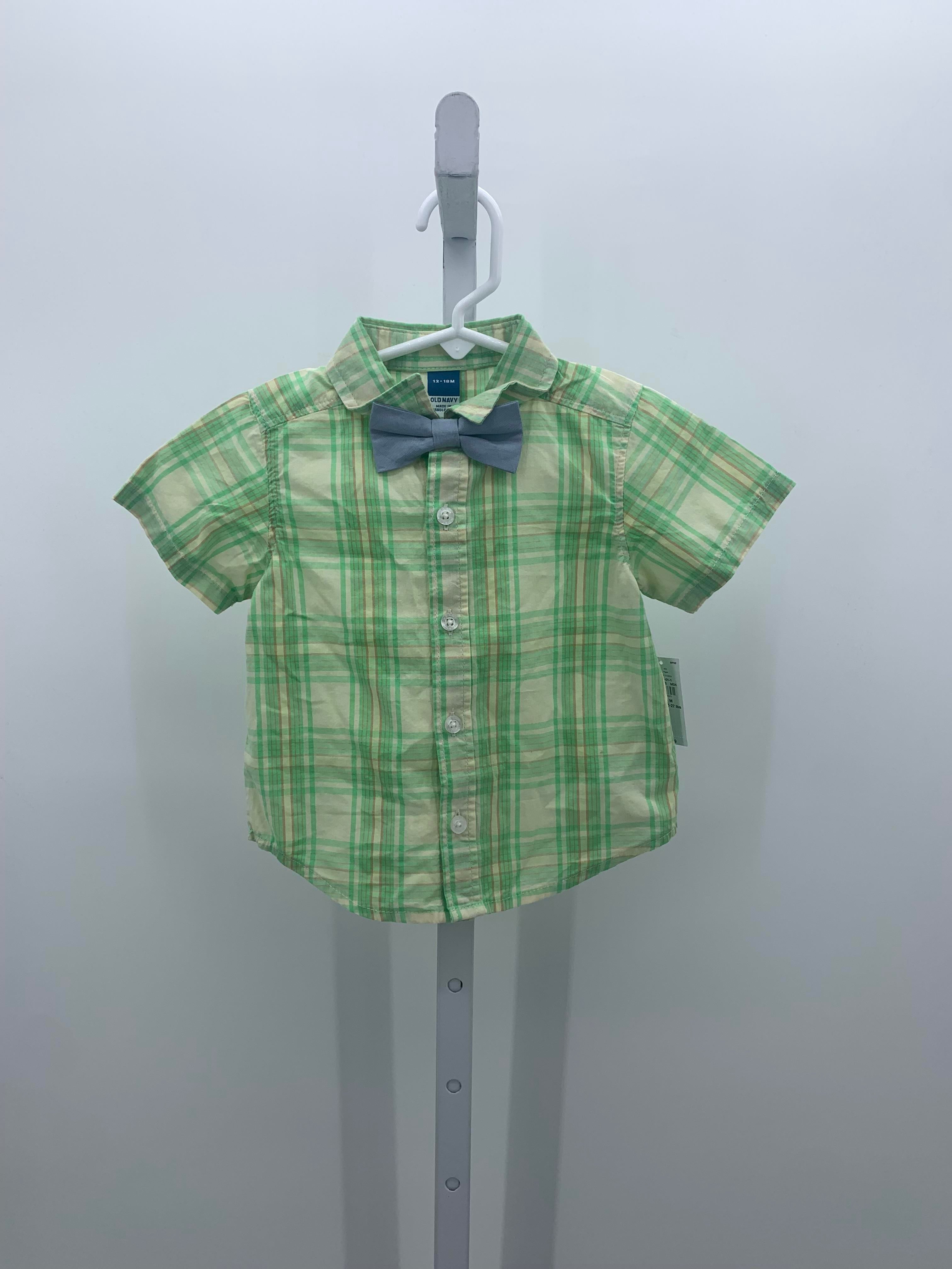 NEW PLAID BTN DOWN BLUE BOW TIE