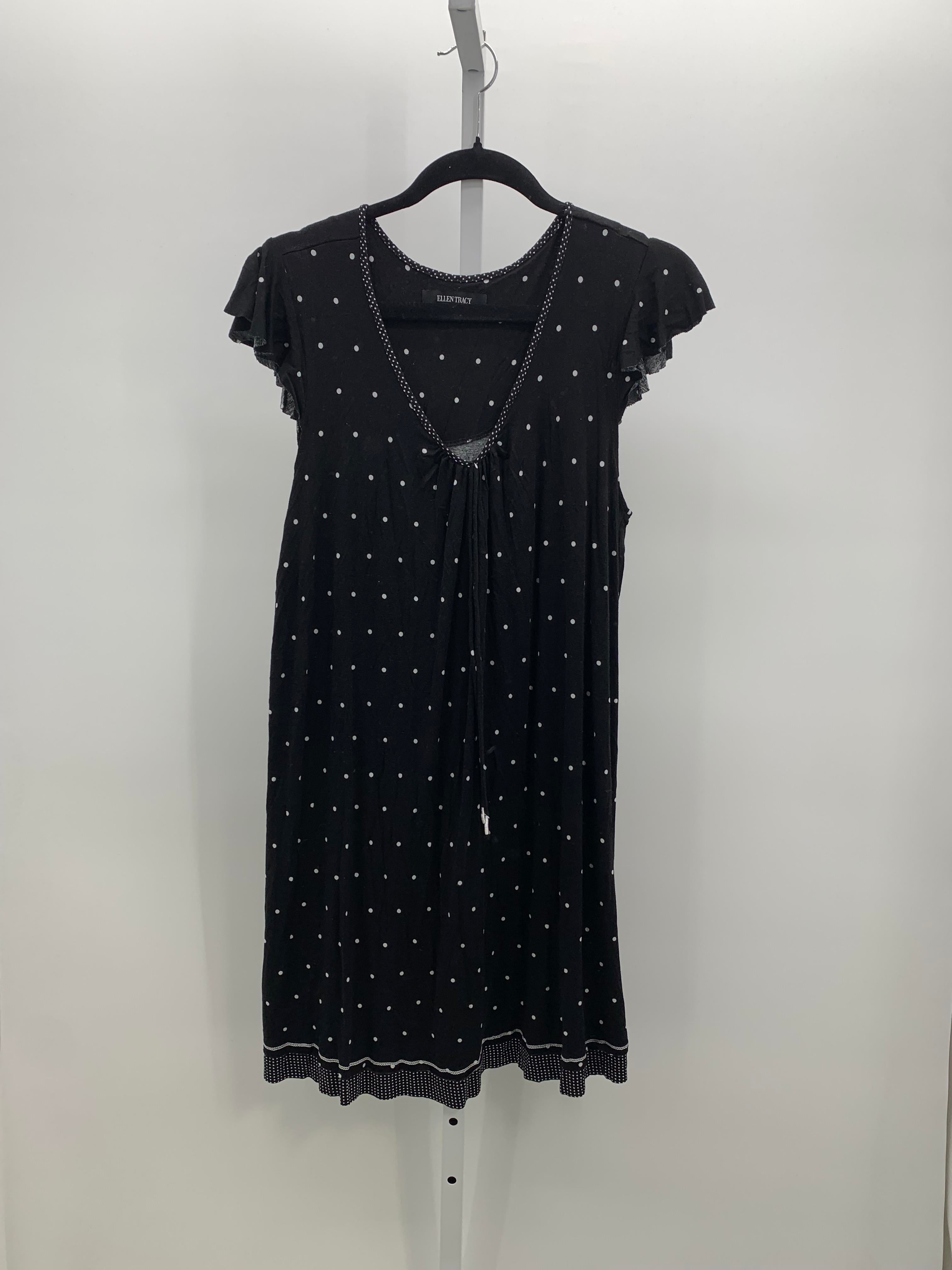 Ellen Tracy Size Large Misses Short Sleeve Dress