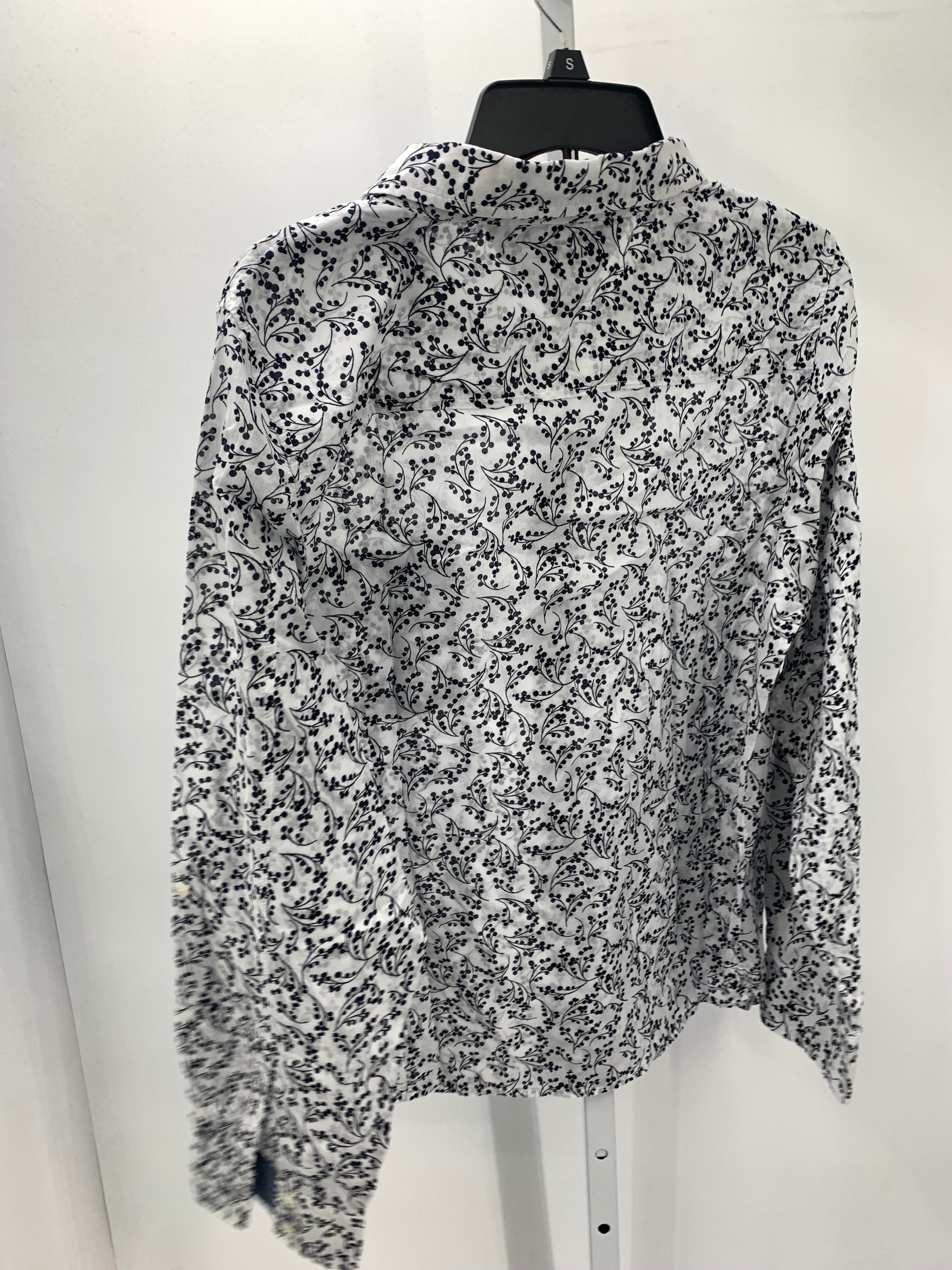 Tommy Hilfiger Size Extra Large Misses Long Sleeve Shirt