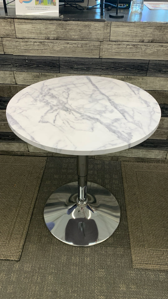 ADJUSTABLE MARBLE TABLE.