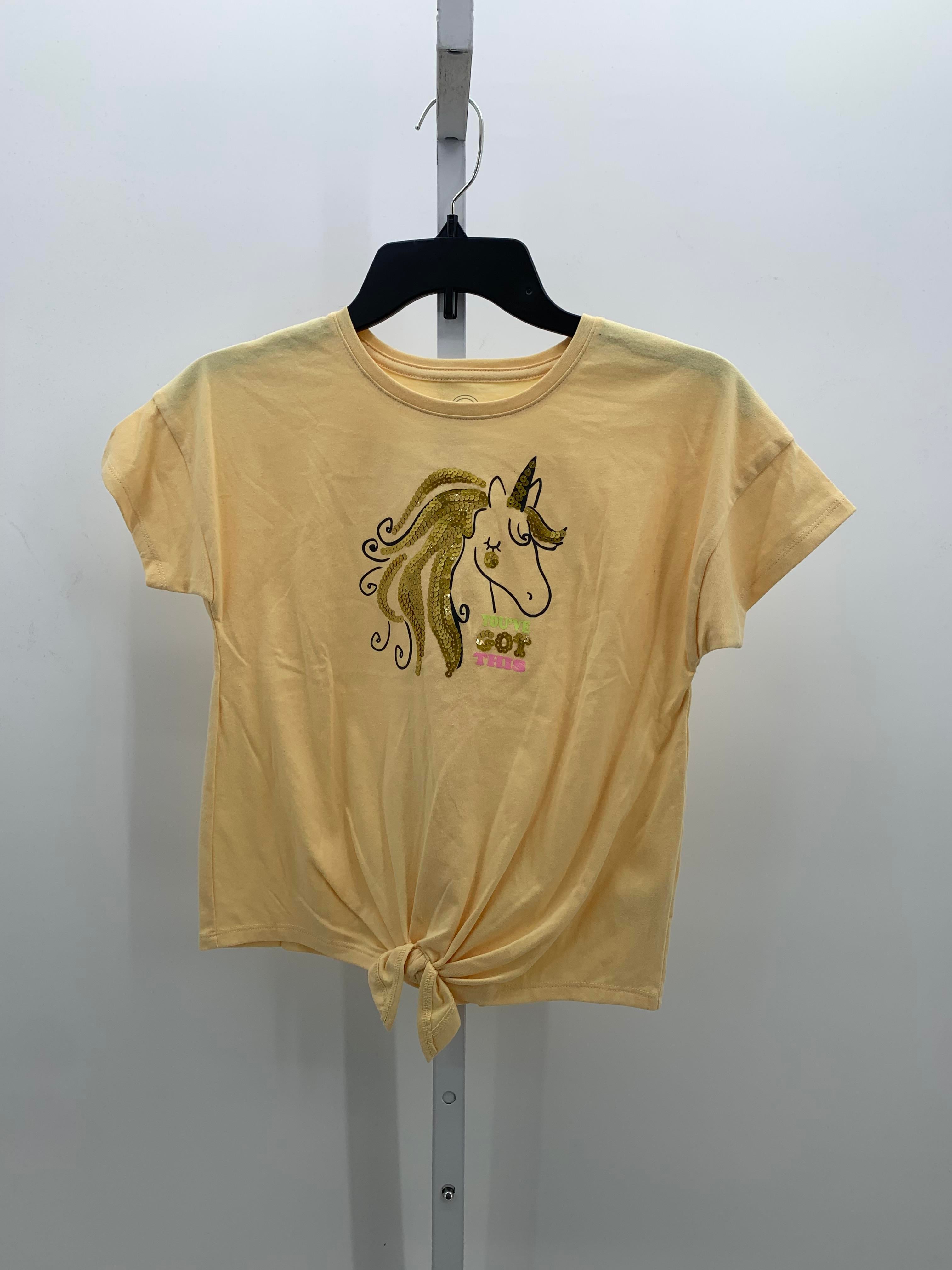 Wonder Nation Size 10-12 Girls Short Sleeve Shirt