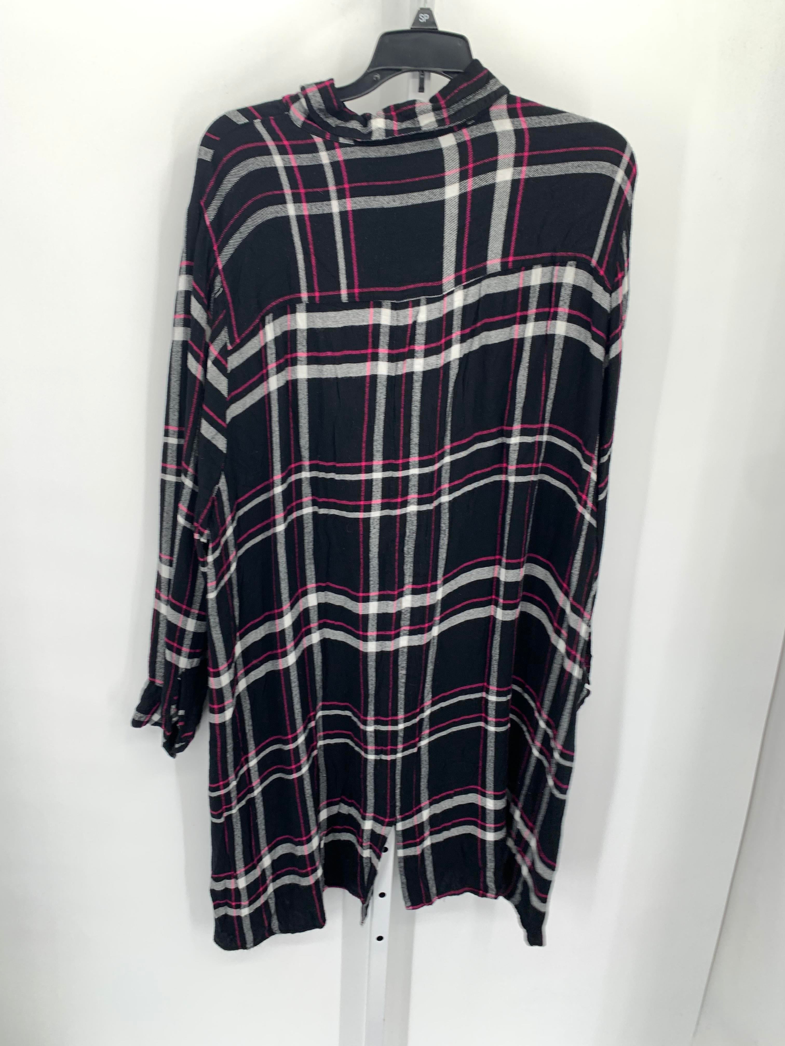 Lane Bryant Size 24W Womens Long Sleeve Shirt