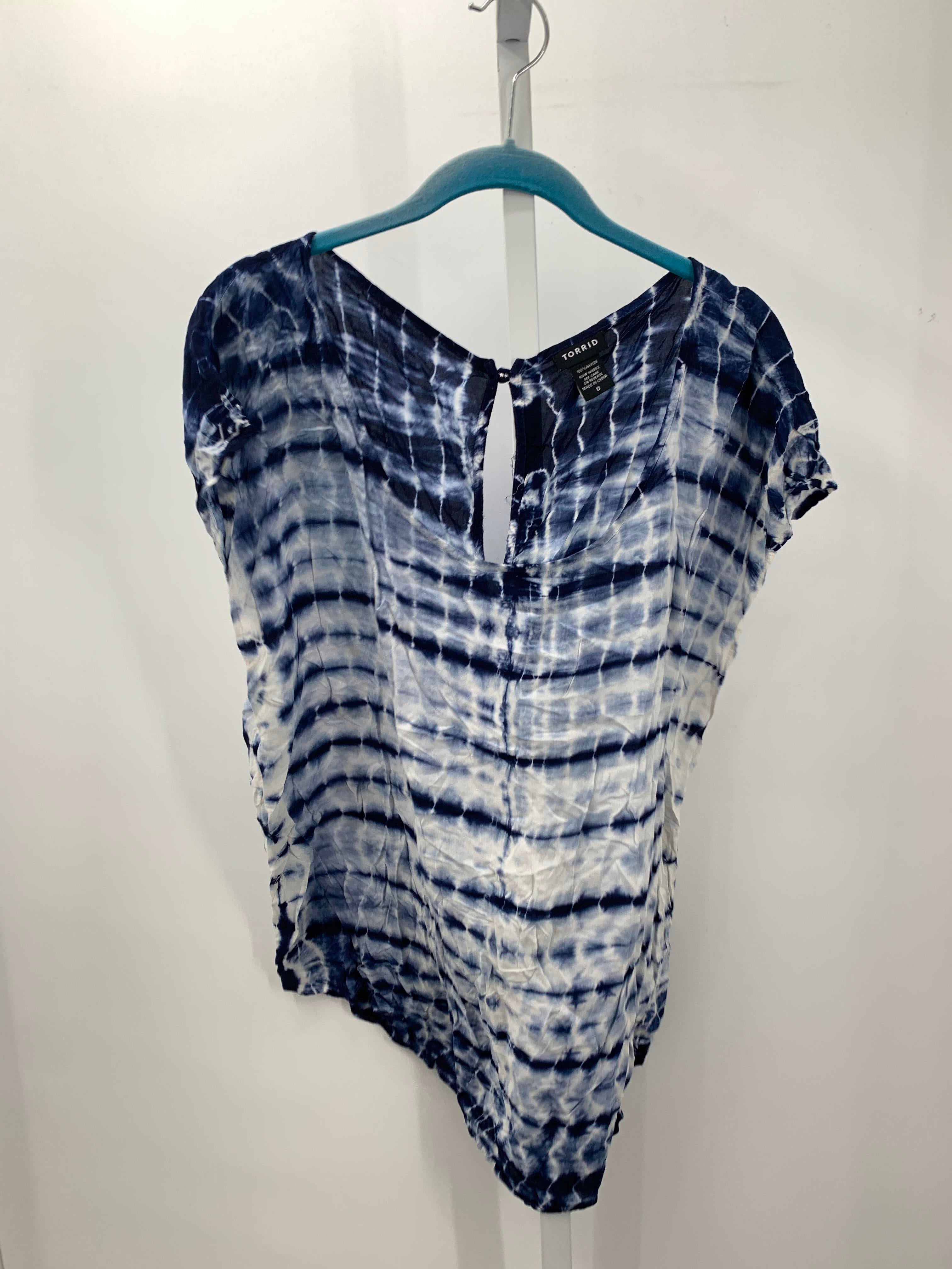 Torrid Size 0X Womens Short Sleeve Shirt