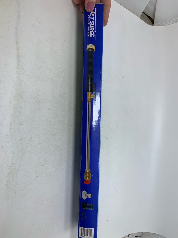 NIB JET SURGE POWER WASHER HOSE ATTACHMENT.