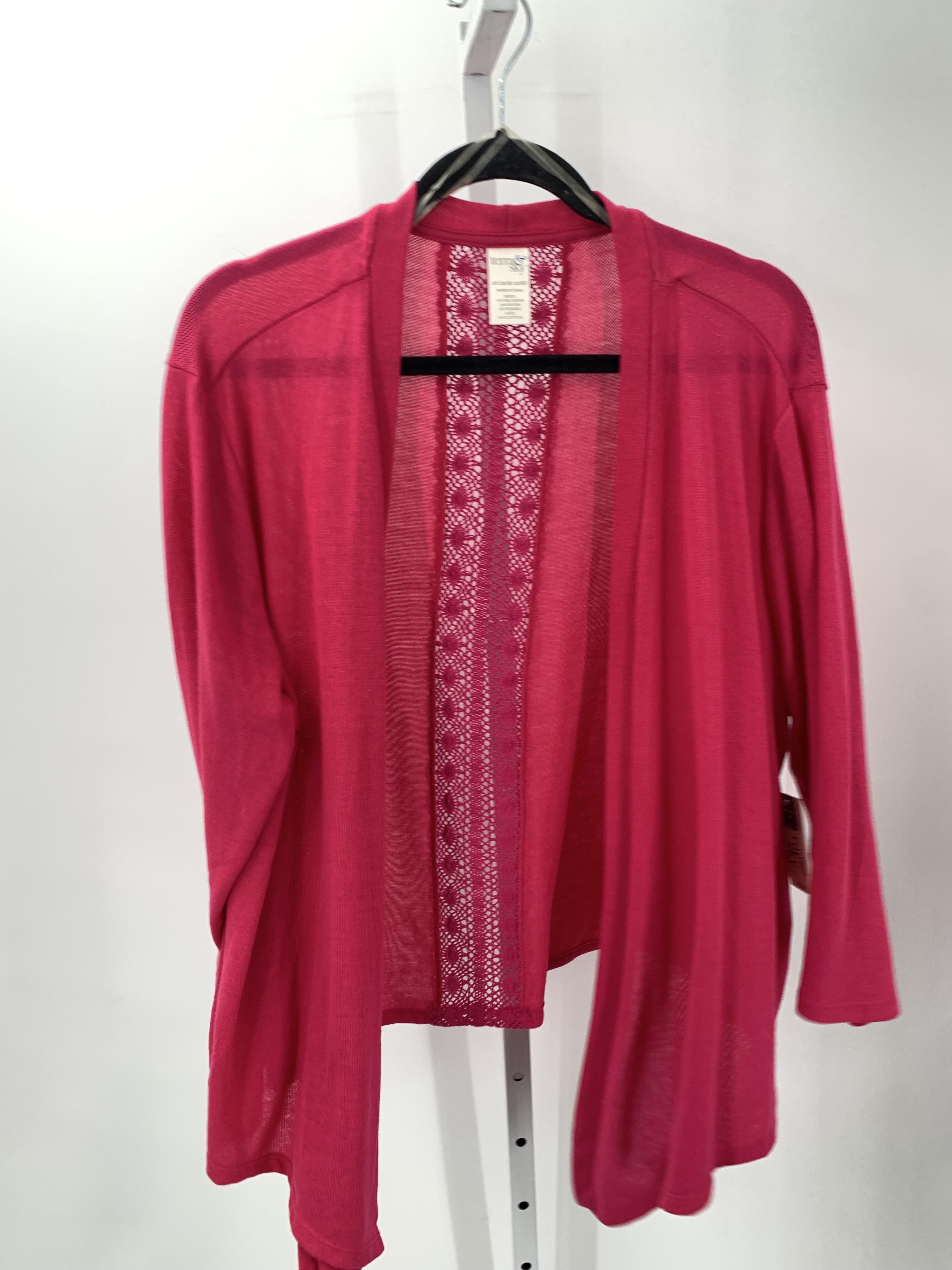 Terra & Sky Size 2X Womens Cardigan