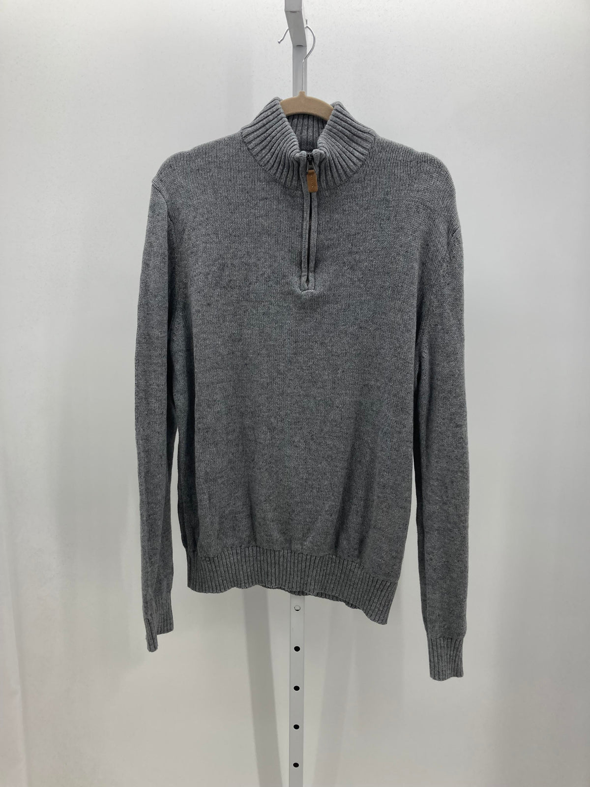 PARTIAL ZIP RIBBED