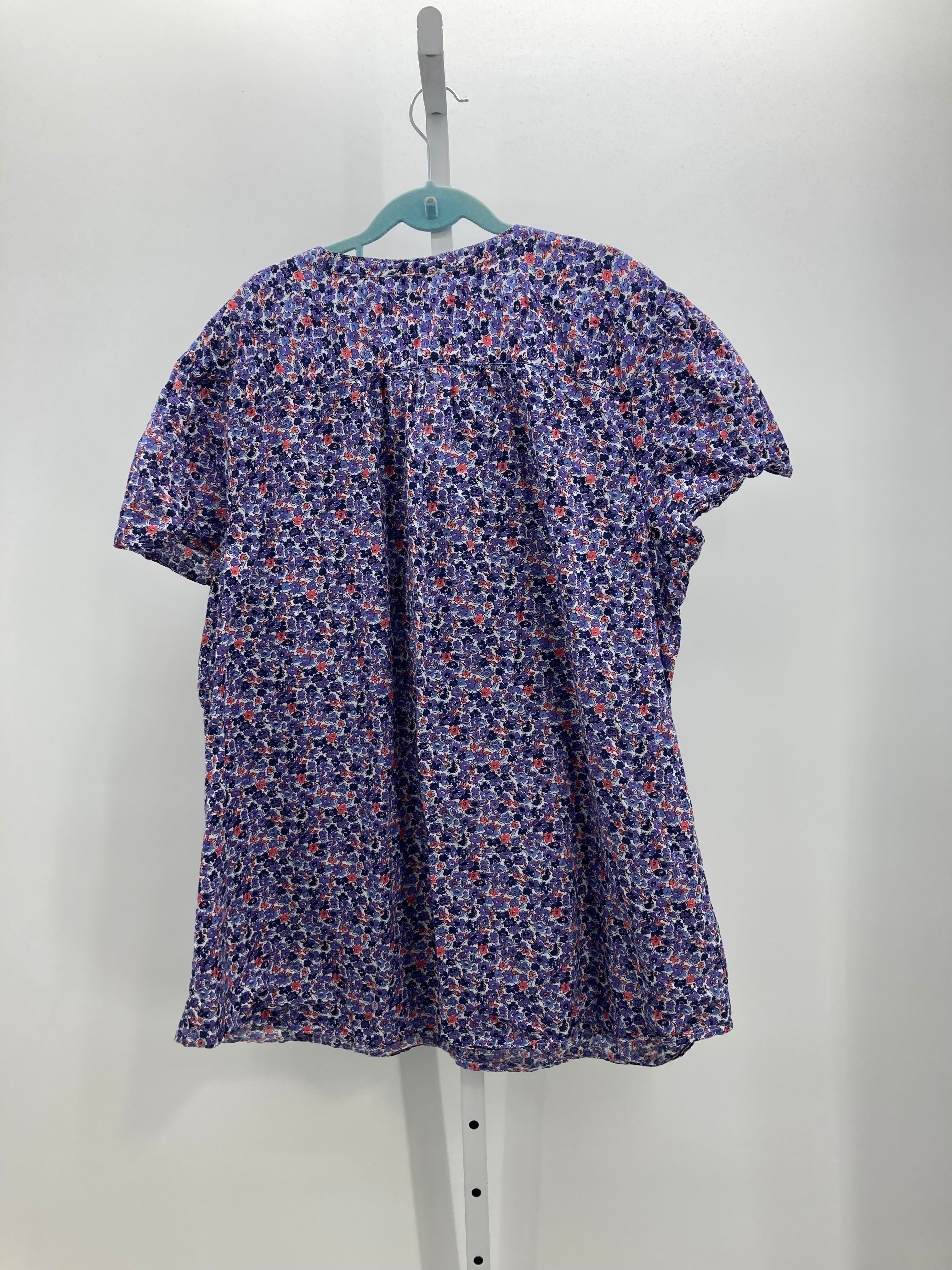 Woman Within Size 3X Womens Short Sleeve Shirt