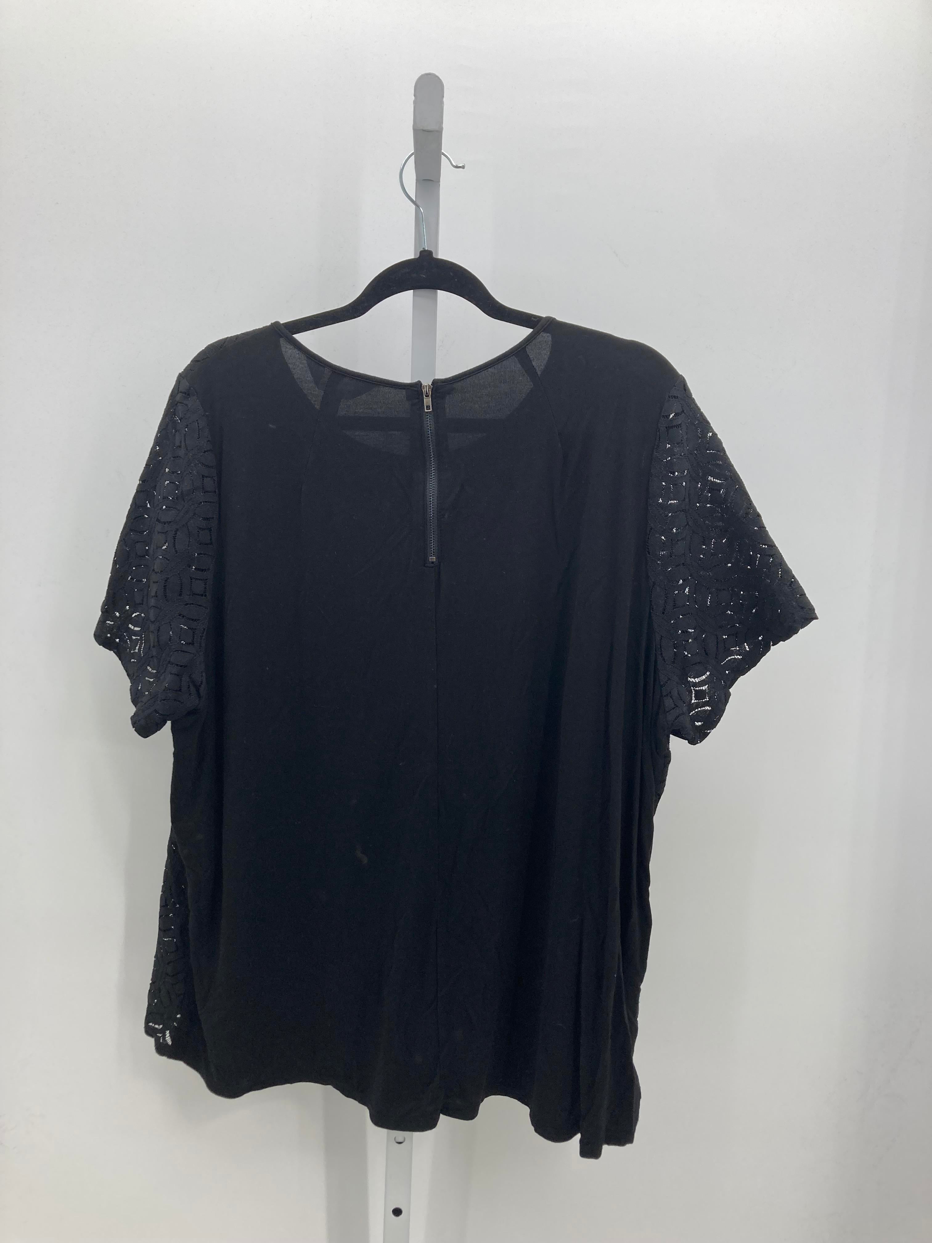 market & spruce Size 3X Womens Short Sleeve Shirt