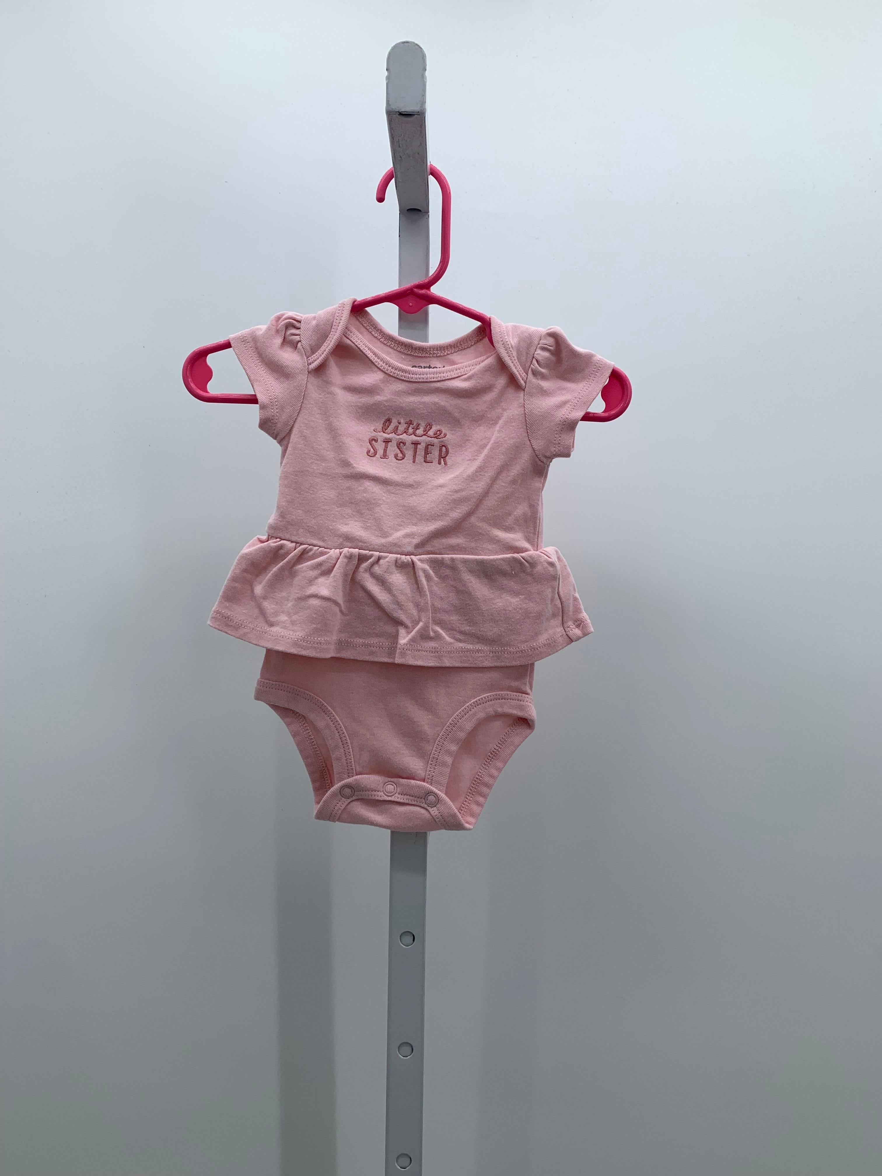 Carters Size 3 Months Girls Short Sleeve Shirt