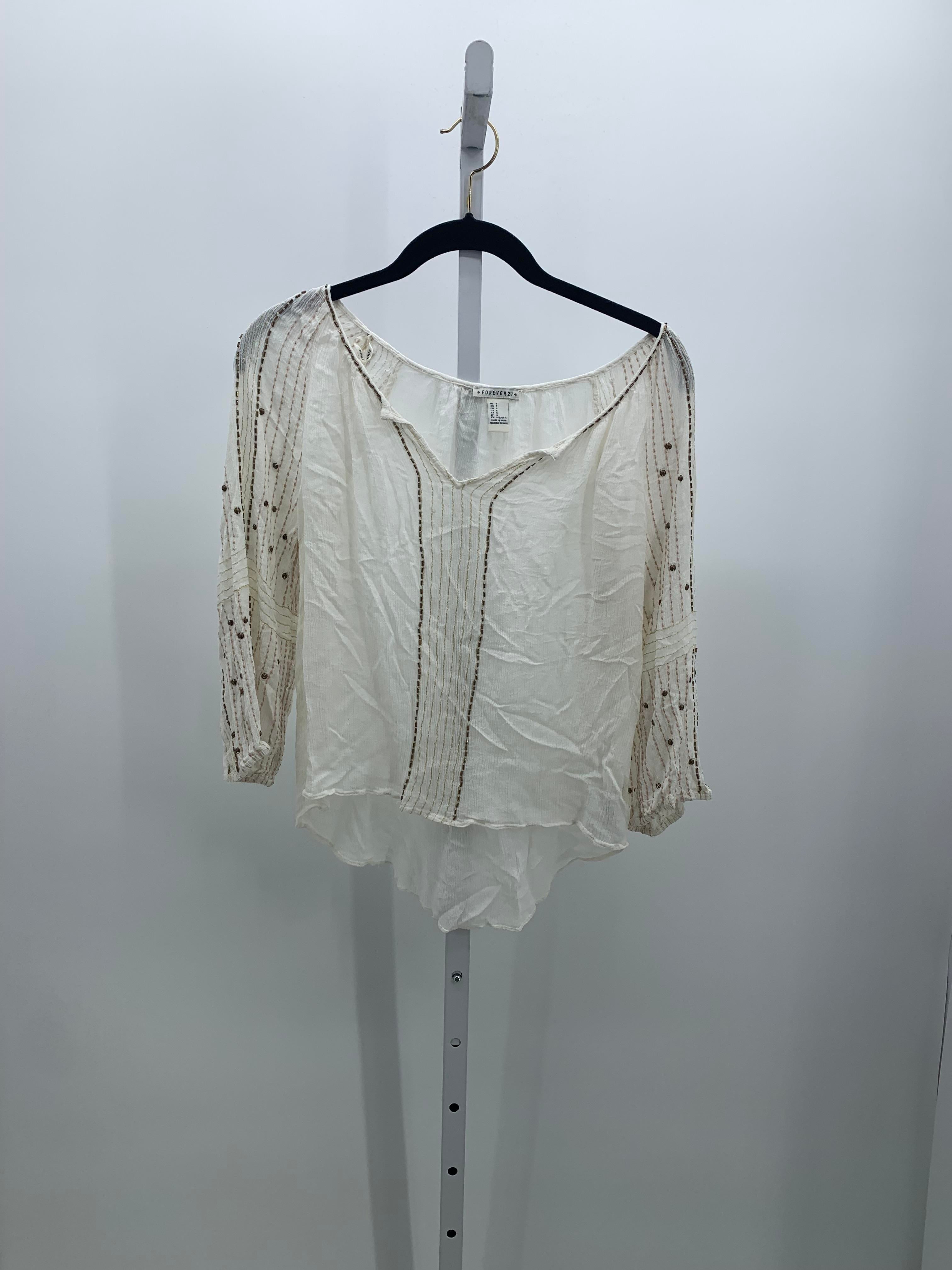 Forever 21 Size Small Juniors 3/4 Sleeve Shirt