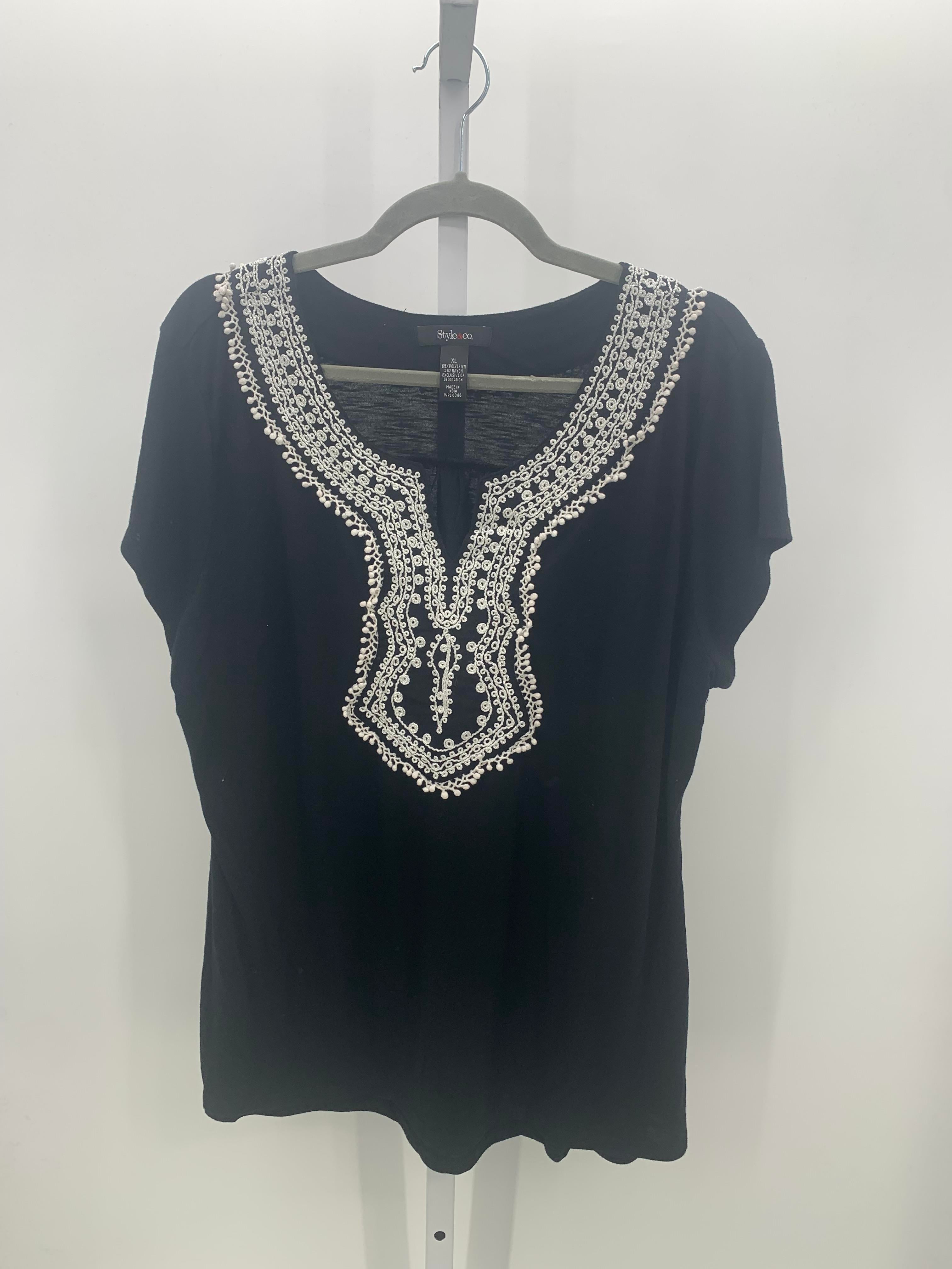 Style & Co. Size Extra Large Misses Short Sleeve Shirt