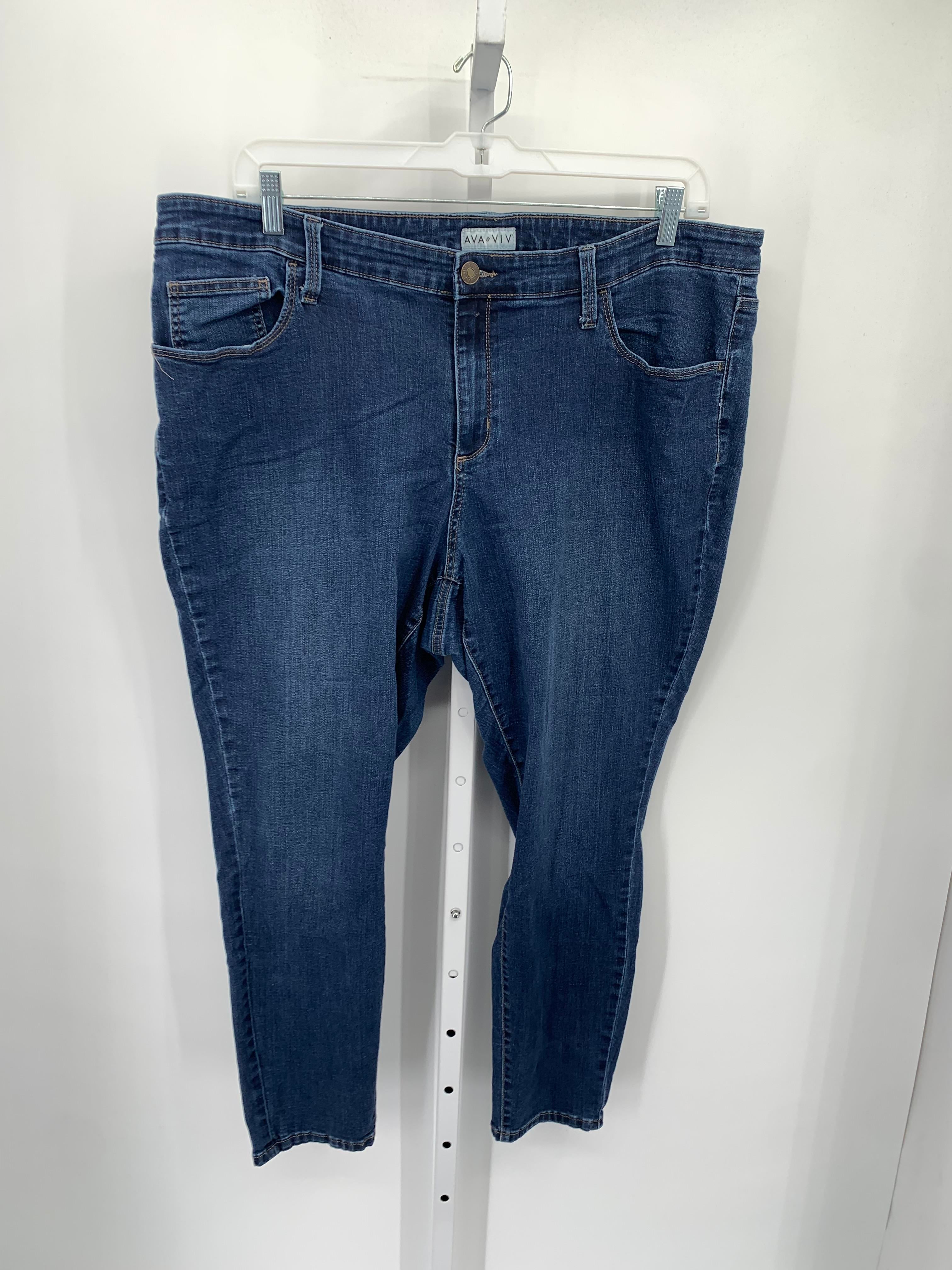 Ava & Viv Size 22 W Womens Jeans