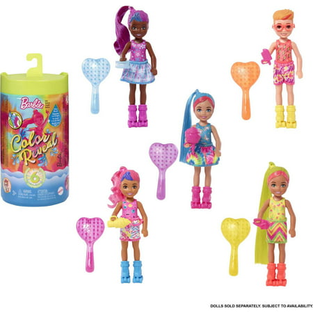 Barbie Chelsea Colour Reveal Doll with 6 Surprises Random -