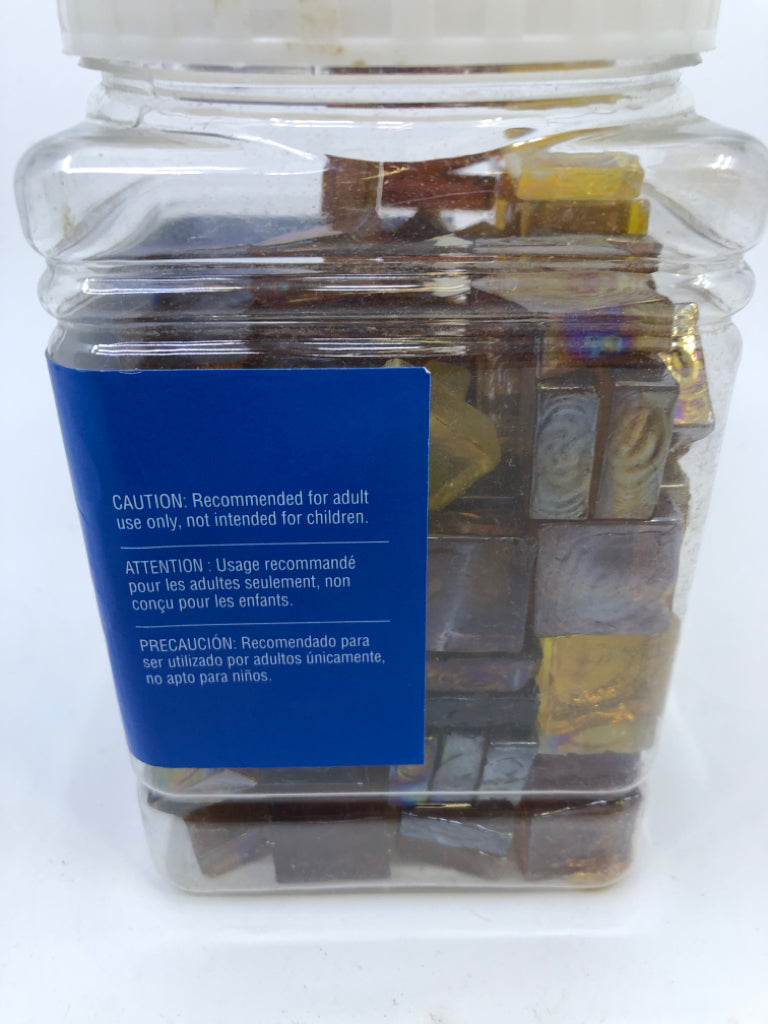 NIB MOSAIC GLASS TILES.