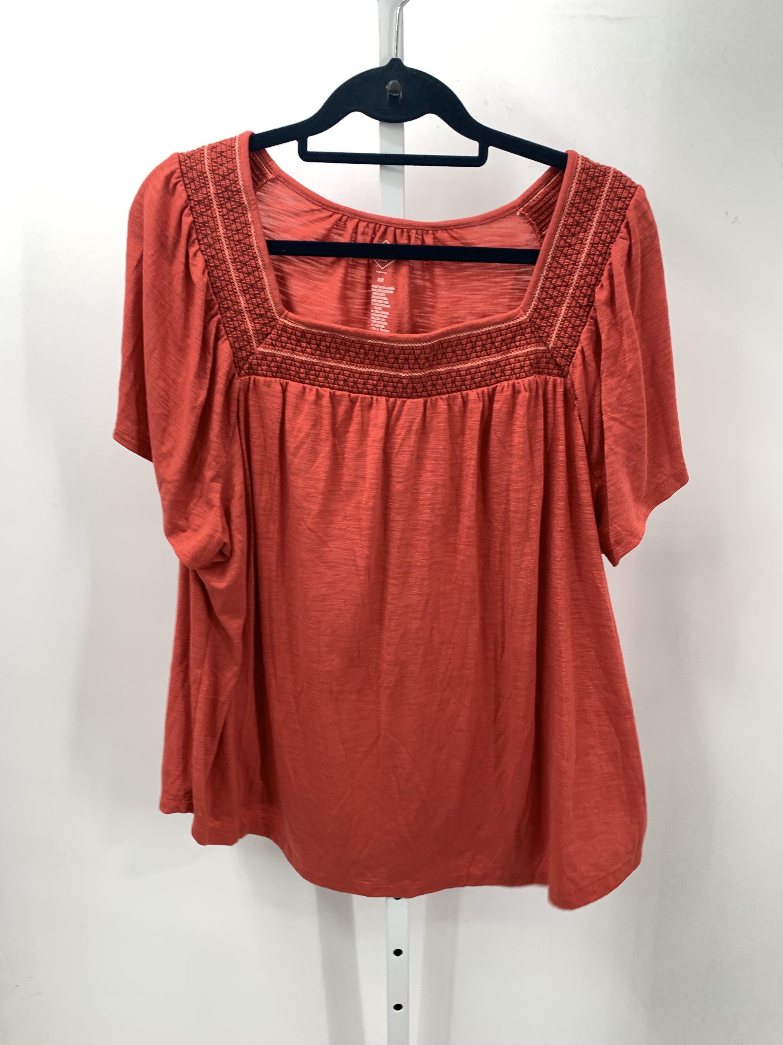St. Johns Bay Size 3X Womens Short Sleeve Shirt