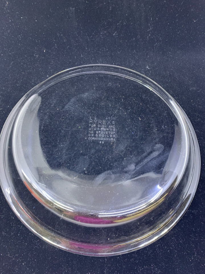 PYREX PIE DISH.