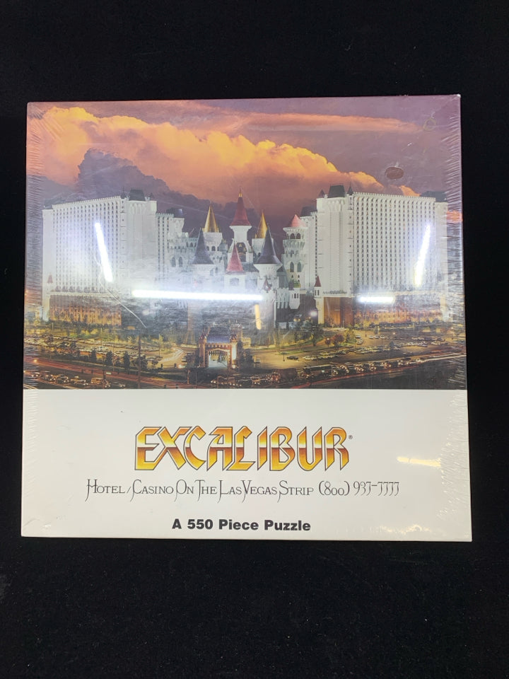 NIB EXCALIBUR LAS VEGAS PUZZLE.