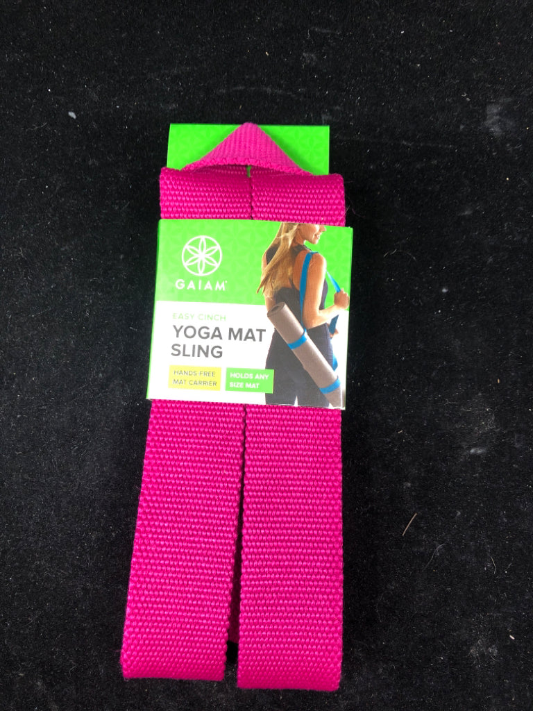 NIP PINK YOGA MAT SLING