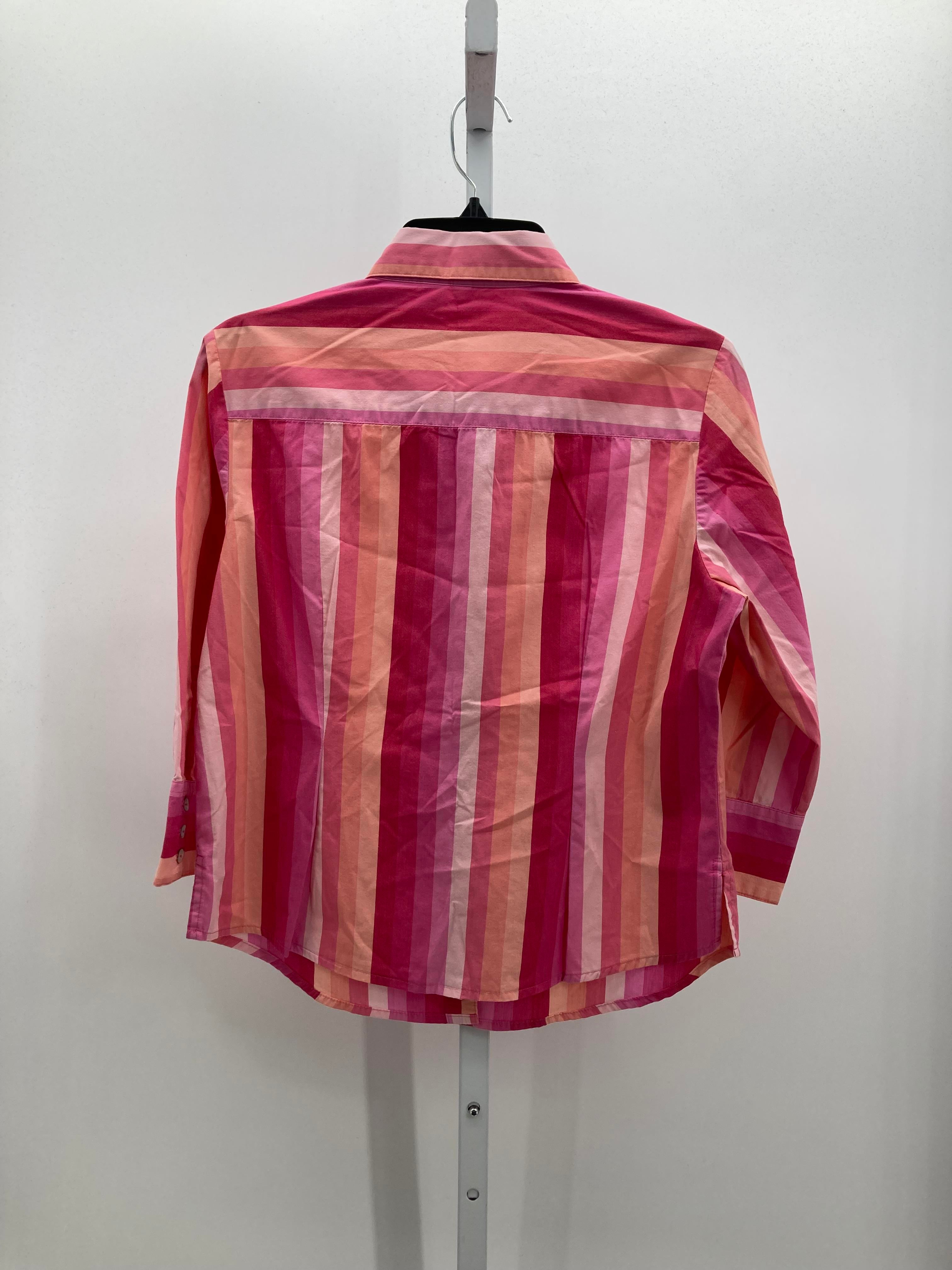 Bill Blass Size Medium Petite Petite 3/4 Sleeve Shirt