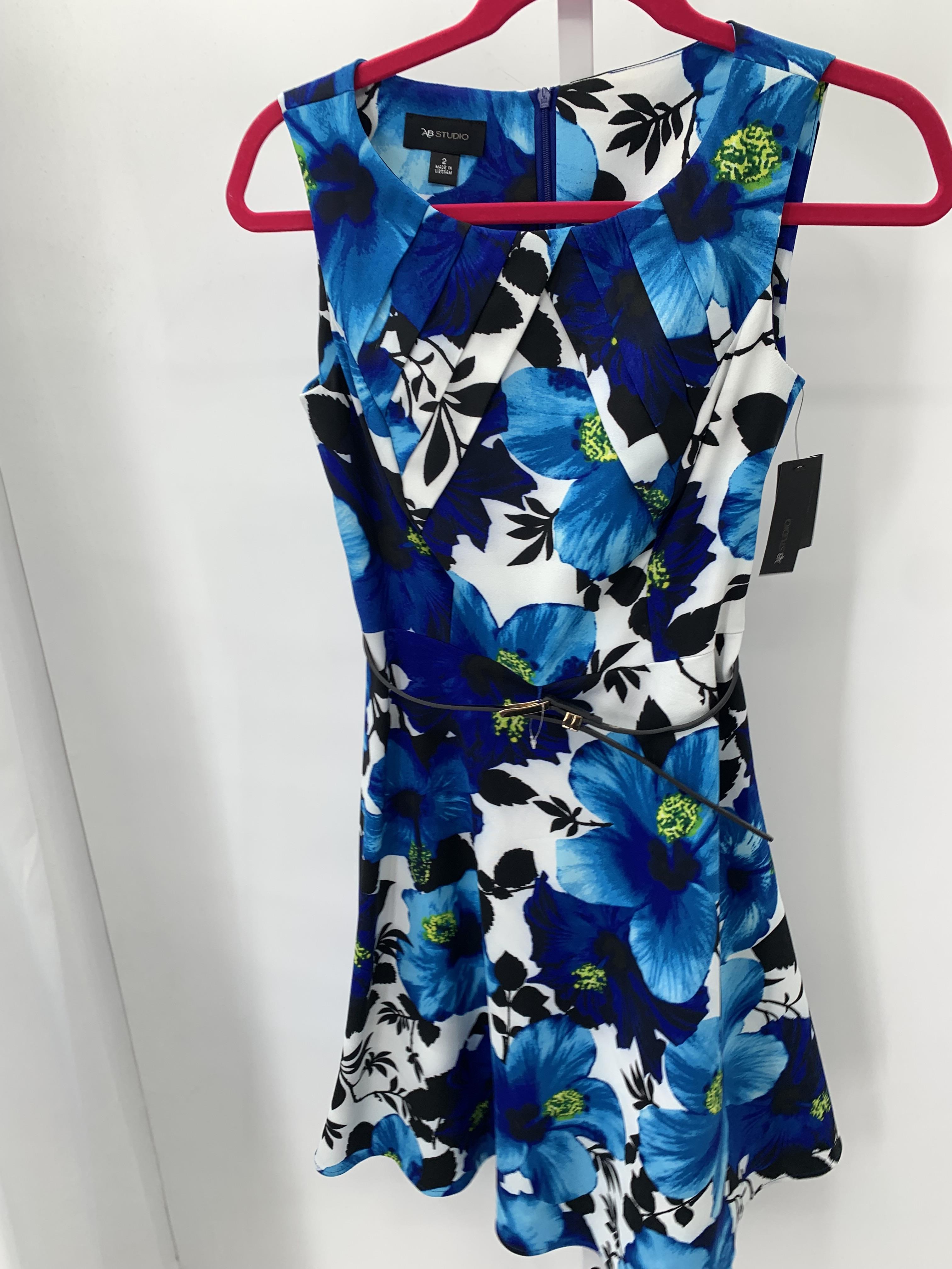 Ab Studio Size 2 Misses Sleeveless Dress