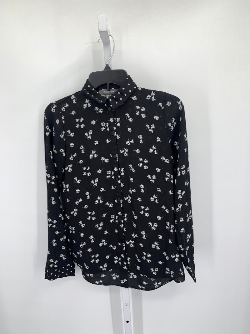 Primark Size 2 Misses Long Sleeve Shirt