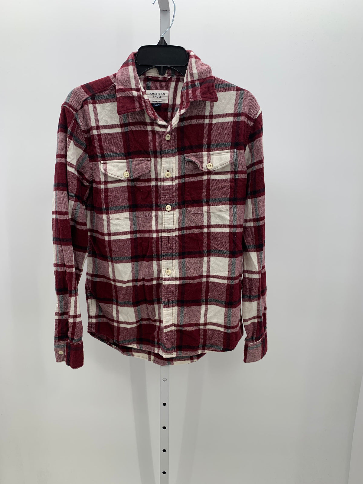 PLAID BTN DOWN