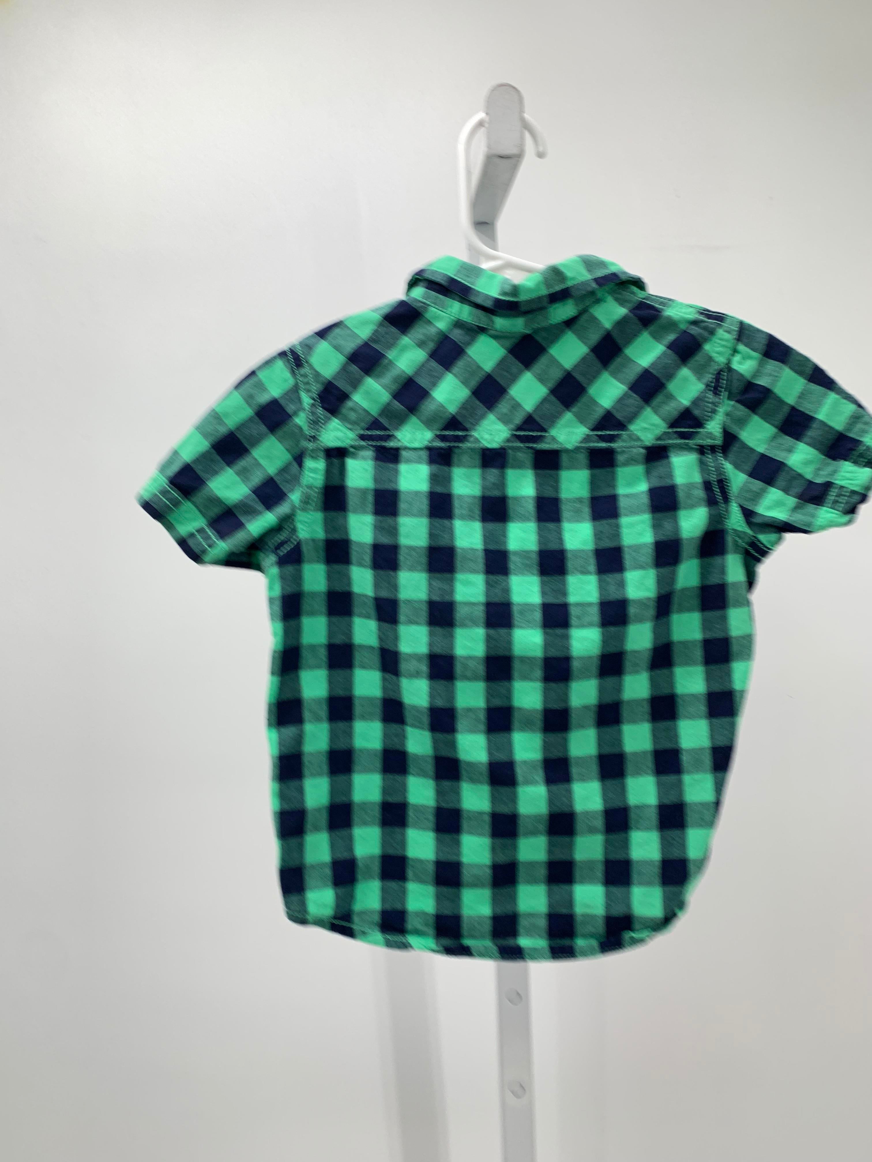 NAVY PLAID BTN DOWN