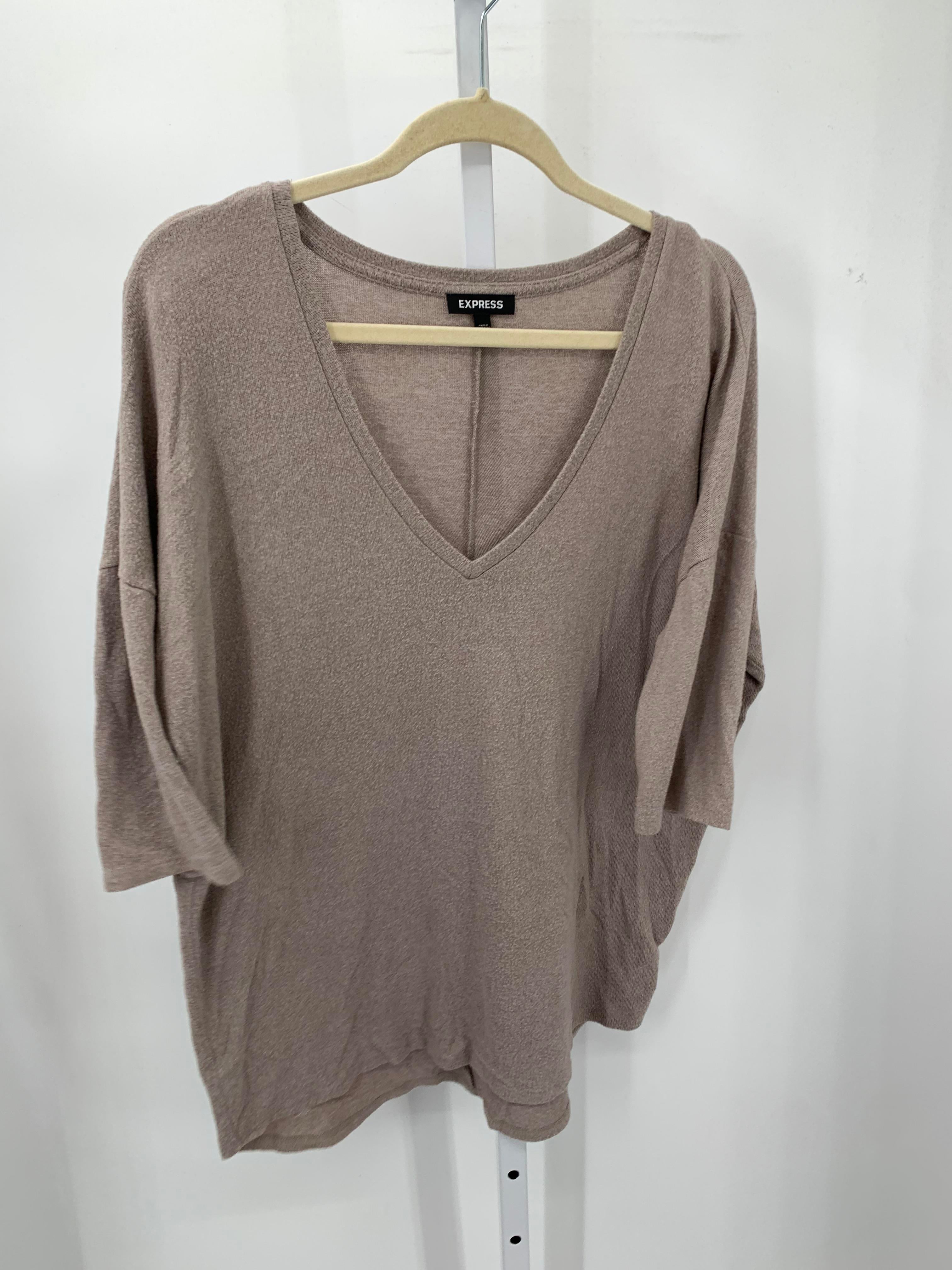 Express Size Large Misses Short Sleeve Shirt