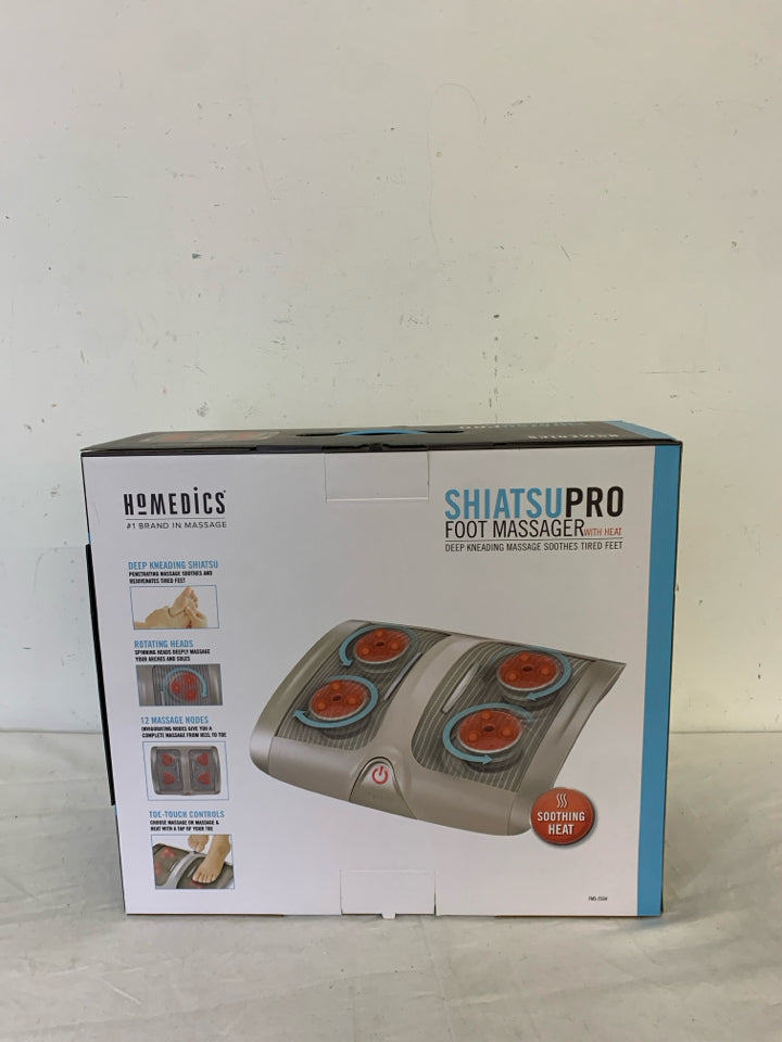 NIB SHIATSUPRO FOOT MASSAGER W/ HEAT.