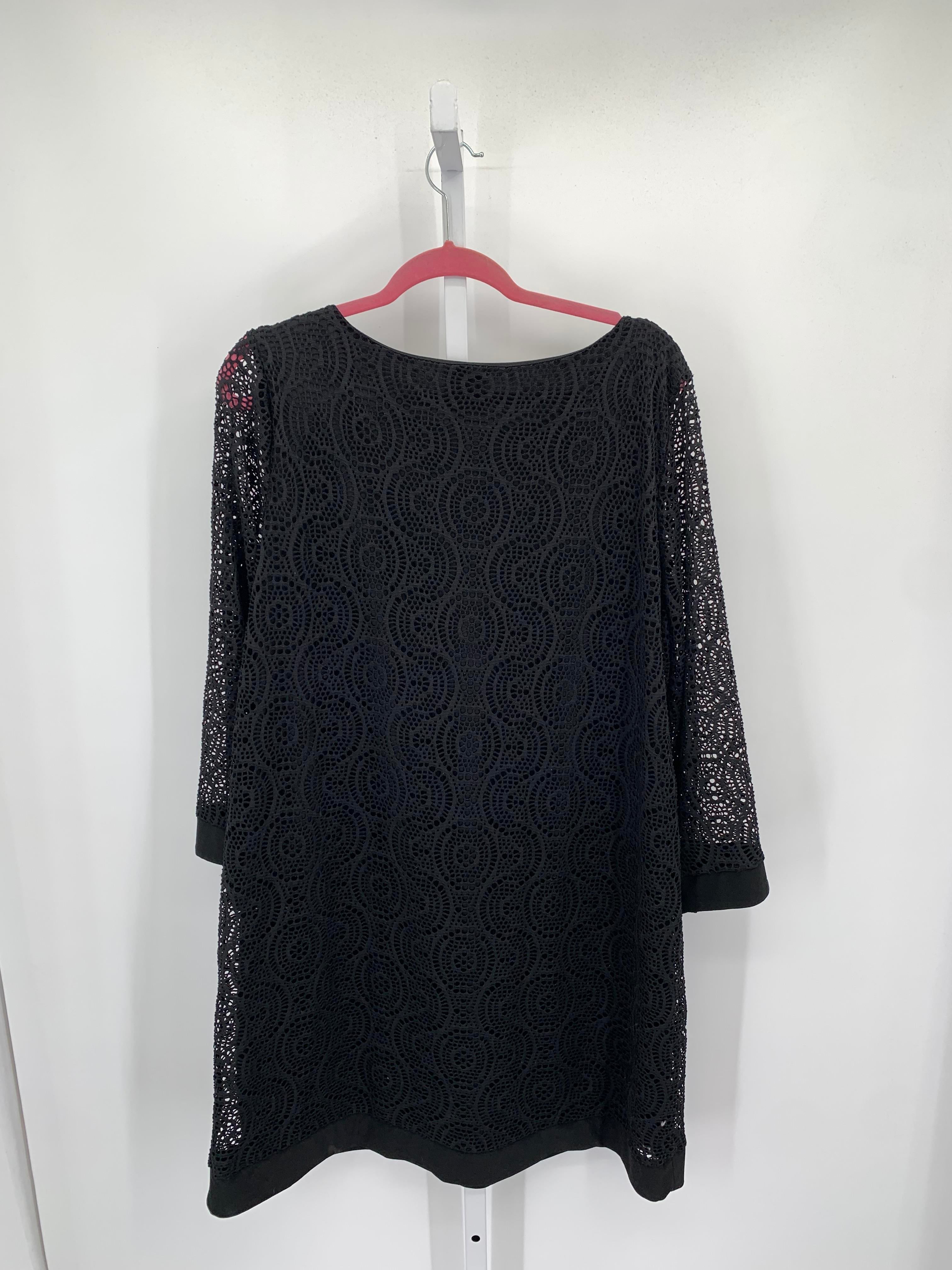 Size 2XP Womens Long Sleeve Dress