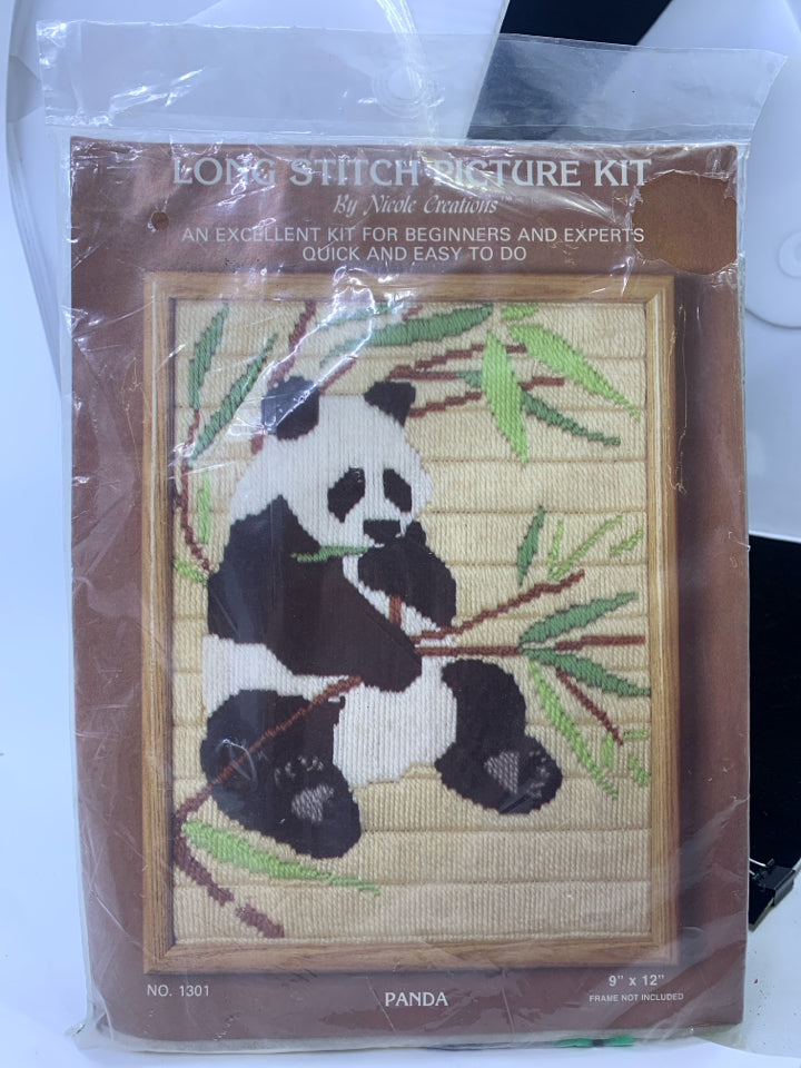 NIP PANDA BEAR STITCH KIT
