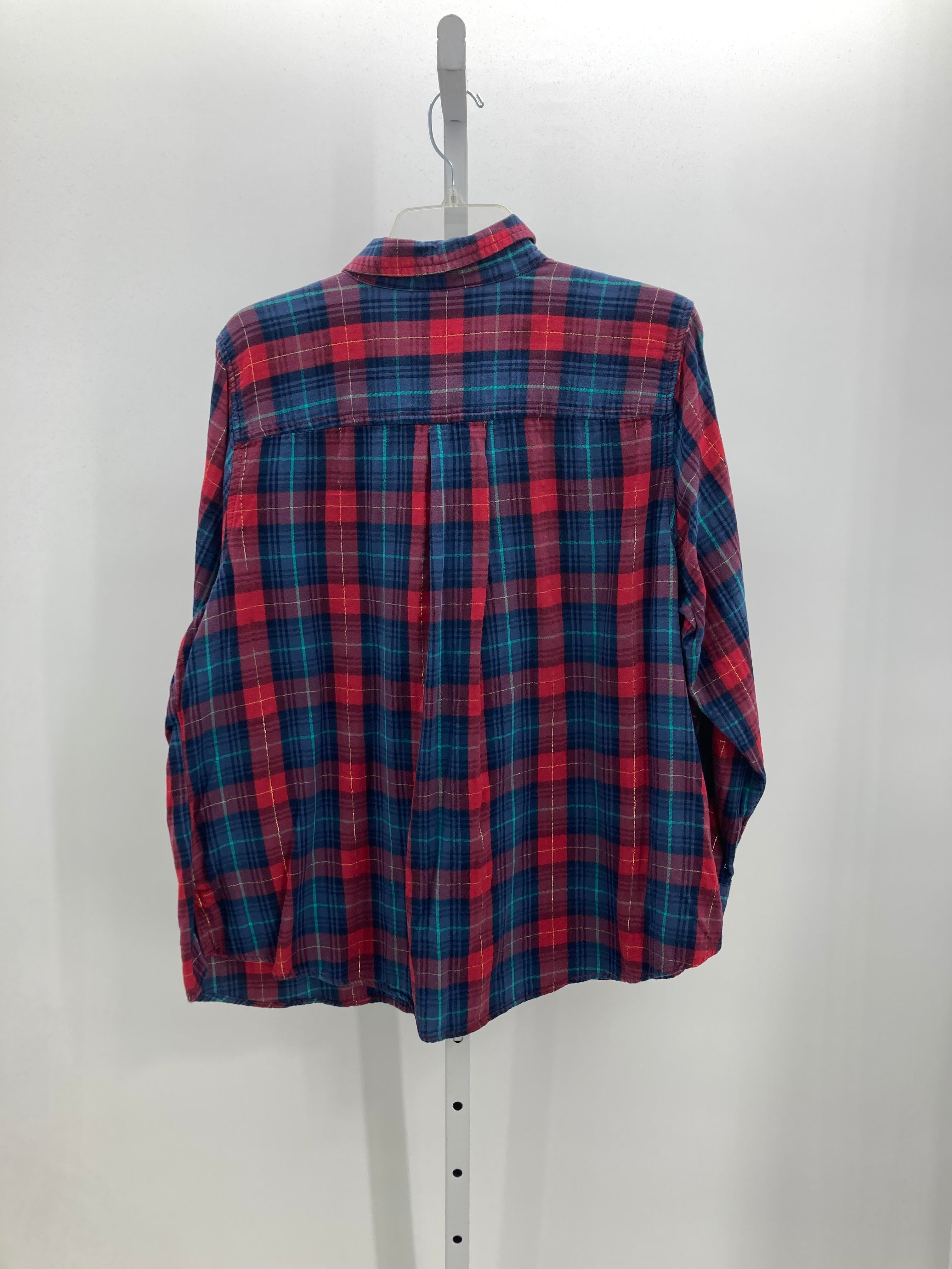 St. Johns Bay Size 2X Womens Long Sleeve Shirt