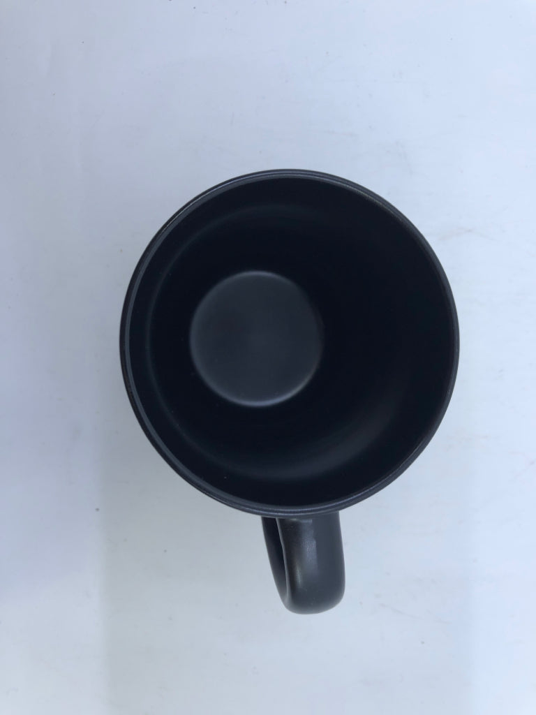 BLACK MATTE NOTHING BETTER MUG.