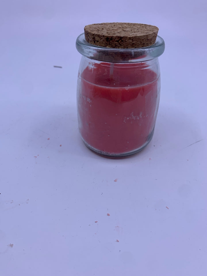 SOY WAX CANDLE W CORK LID